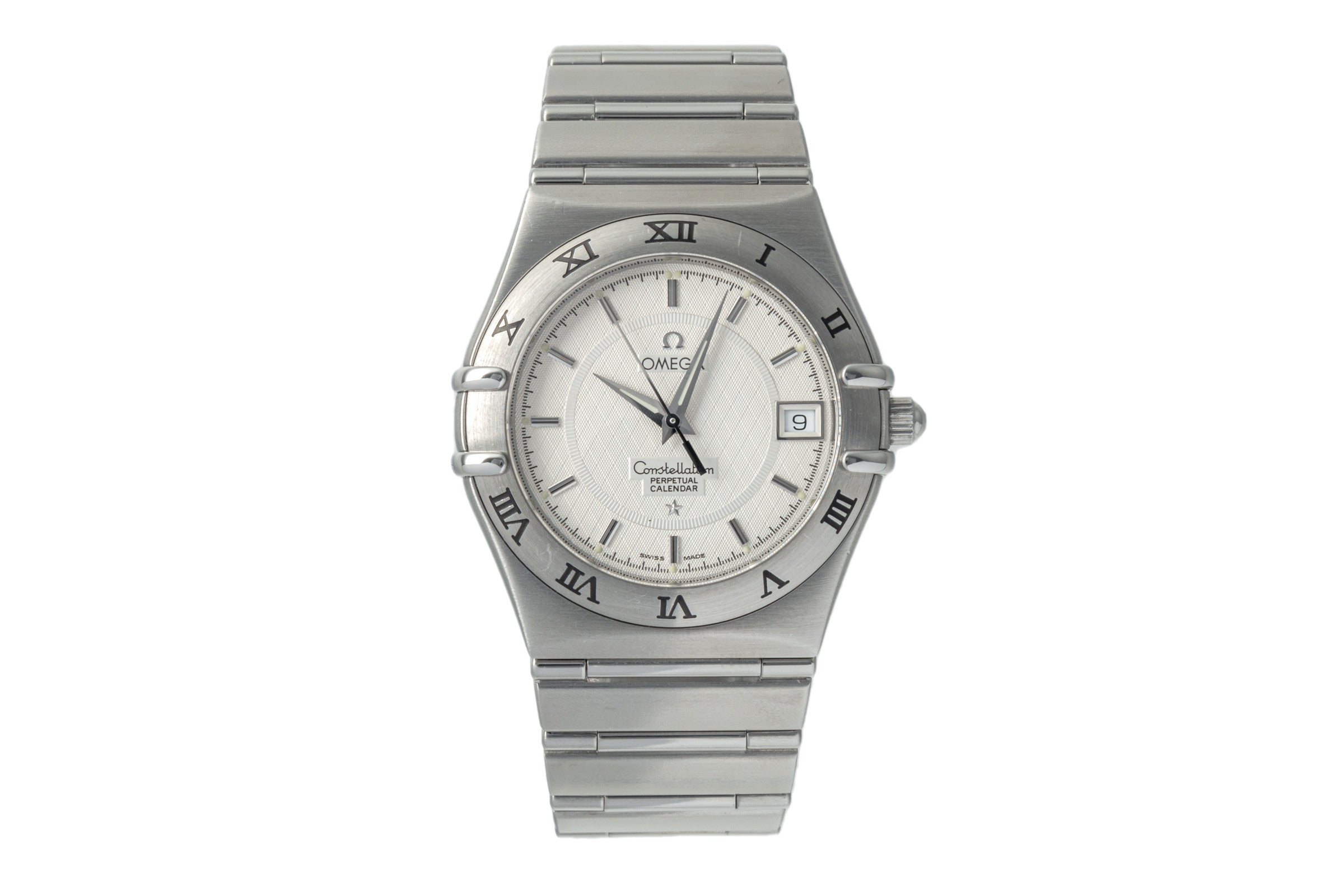 Omega Constellation steel quartz men's watch 1552.30.00, 396.1202  [2304653]