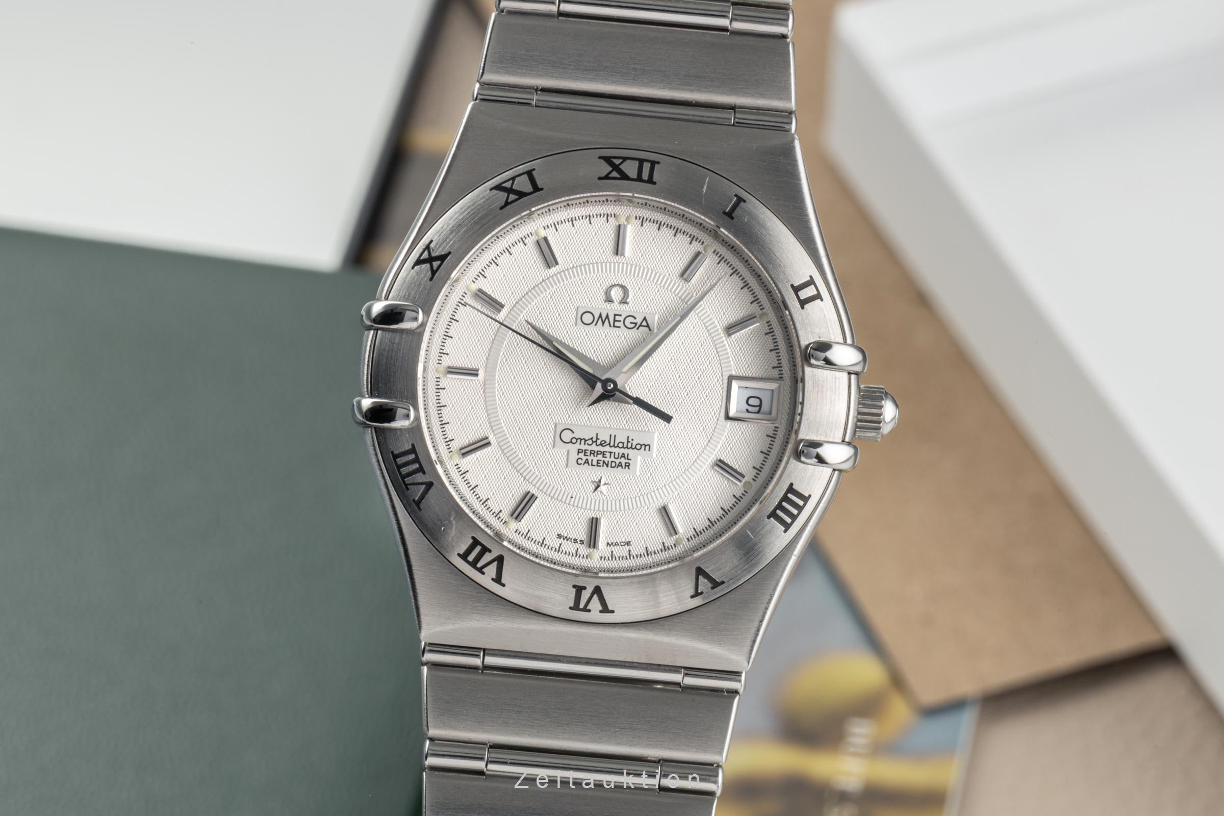 Omega Constellation steel quartz men's watch 1552.30.00, 396.1202  [2304653]