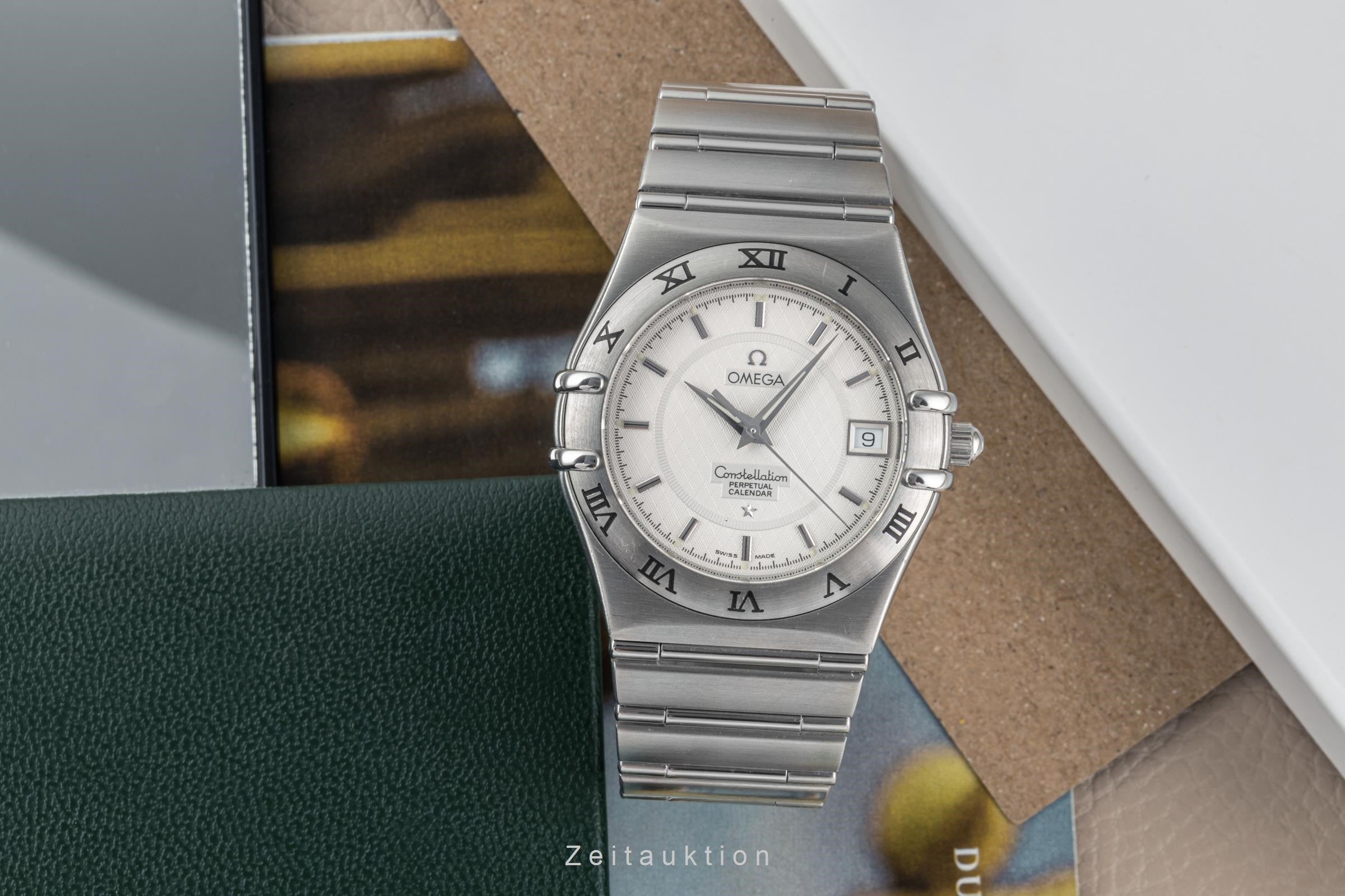 Omega Constellation steel quartz men's watch 1552.30.00, 396.1202  [2304653]