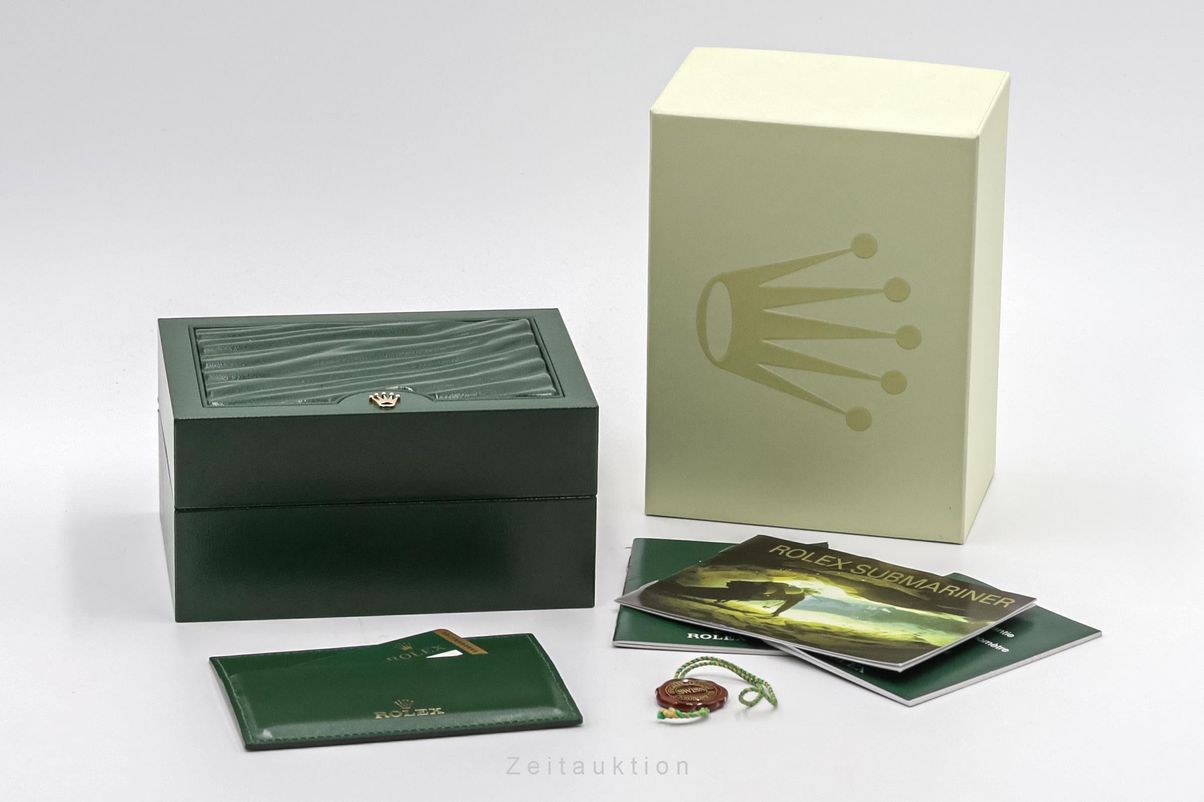 Rolex Submariner Date Kermit Edelstahl Automatik Herrenuhr 16610LV B&P 2010  [2304708]