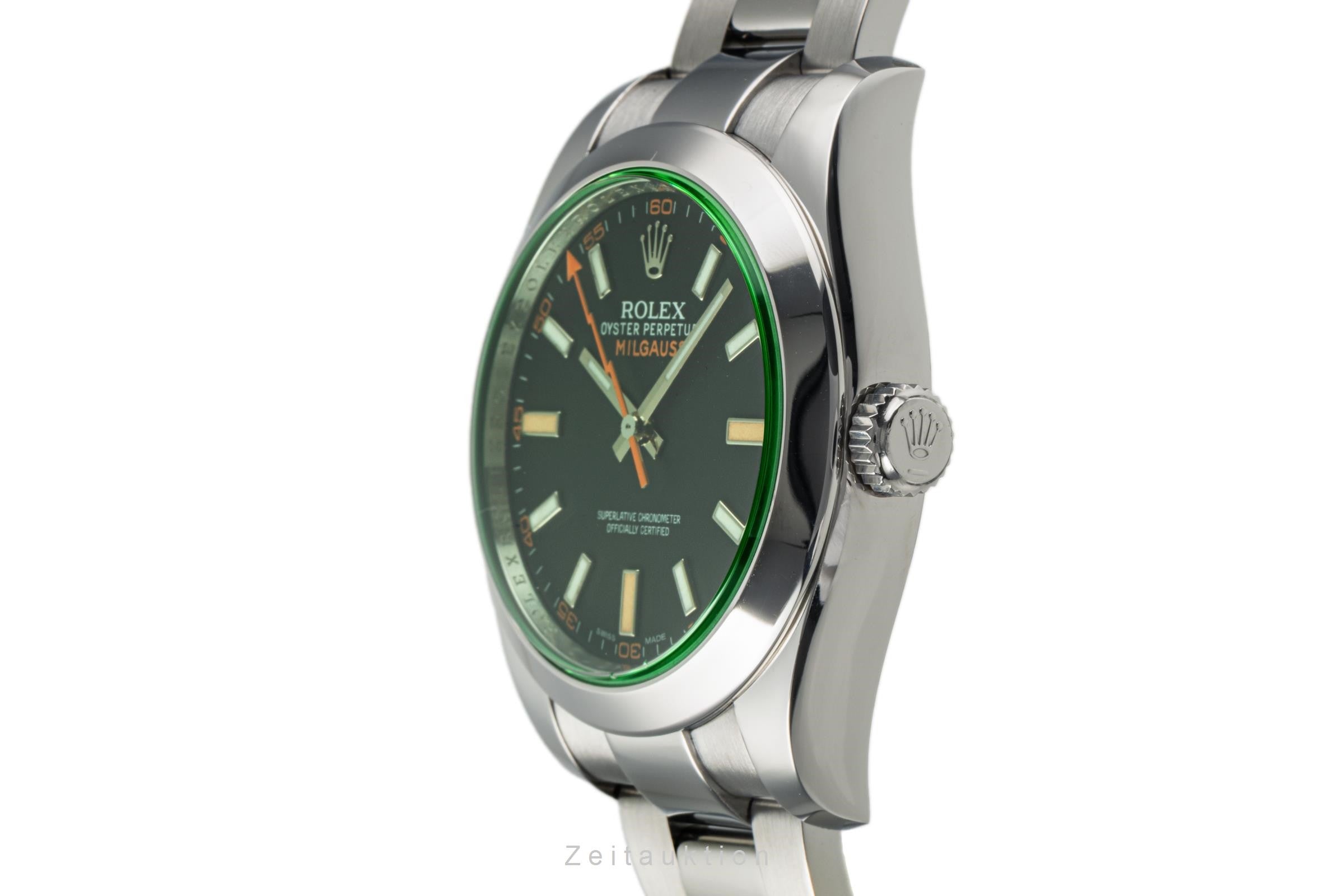Rolex Milgauss steel automatic men's watch 116400GV  [2304717]