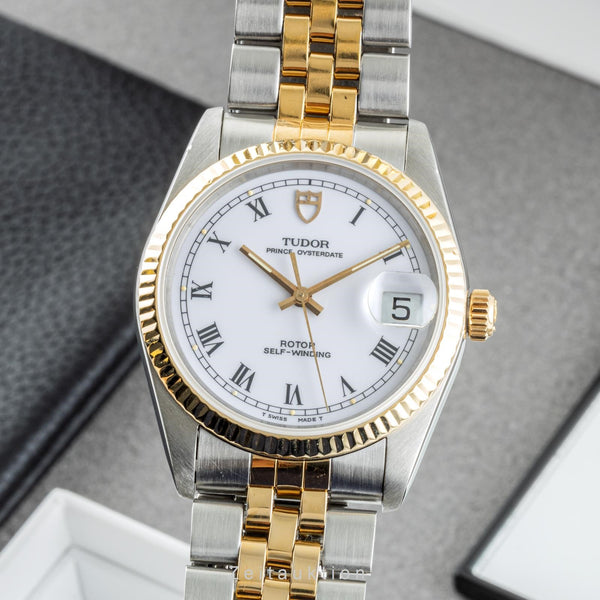 Tudor Prince Oysterdate acciaio / oro automatismo orologio da uomo 74033  [2304720]