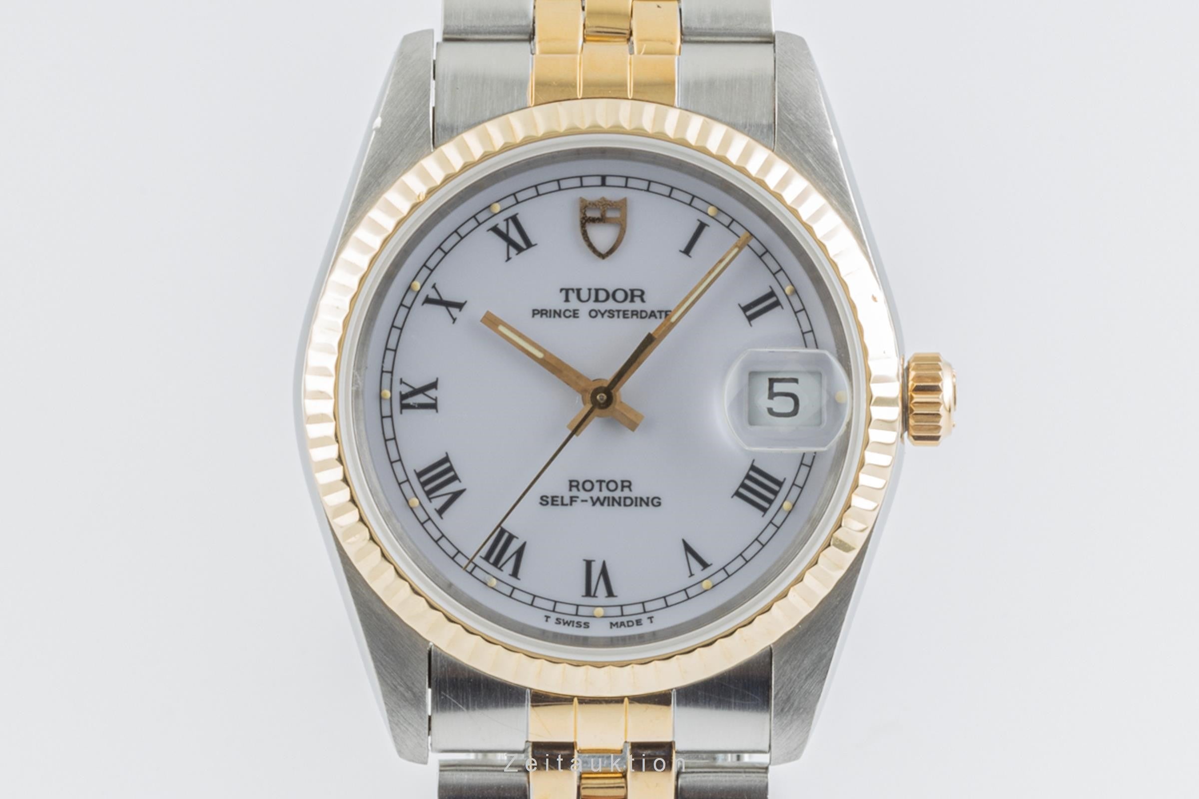 Tudor Prince Oysterdate acciaio / oro automatismo orologio da uomo 74033  [2304720]