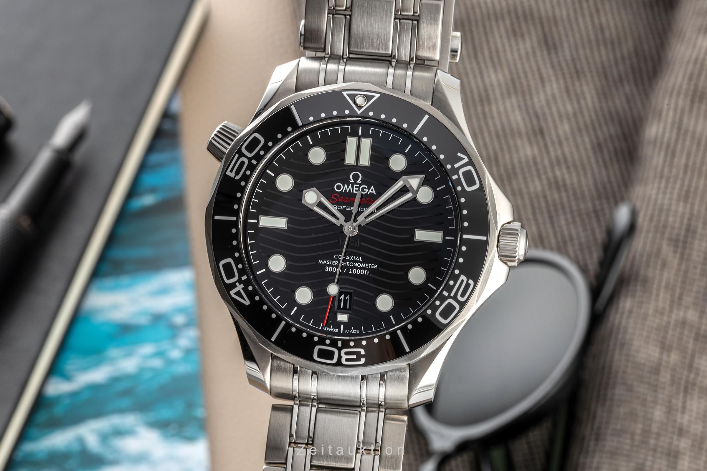 Omega Seamaster steel automatic men's watch 210.30.42.20.01.001 LP: 6500EUR  [2304755]