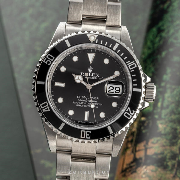 Rolex Submariner Date Oyster Edelstahl Automatik Herrenuhr Ref. 16610T V-Serie [2304784]