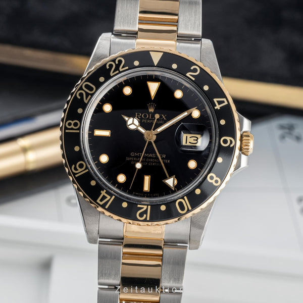 Rolex GMT-Master acciaio / oro automatismo orologio da uomo 16753  [2304794]