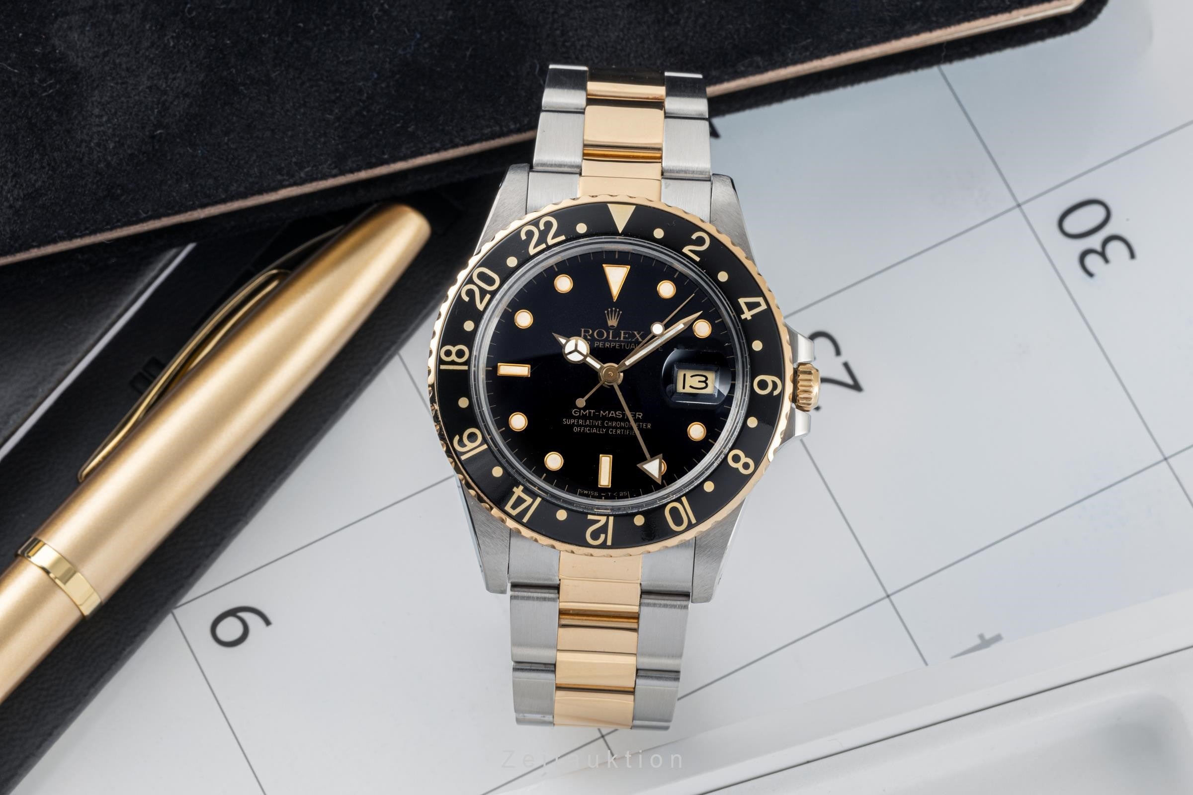 Rolex GMT-Master acciaio / oro automatismo orologio da uomo 16753  [2304794]