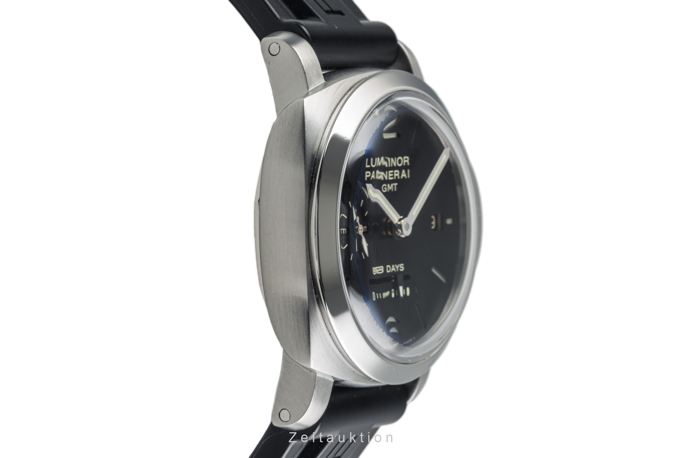 Panerai Luminor 1950 8 Days GMT Stahl Handaufzug Herrenuhr Ref. PAM00233 B&P [2304798]