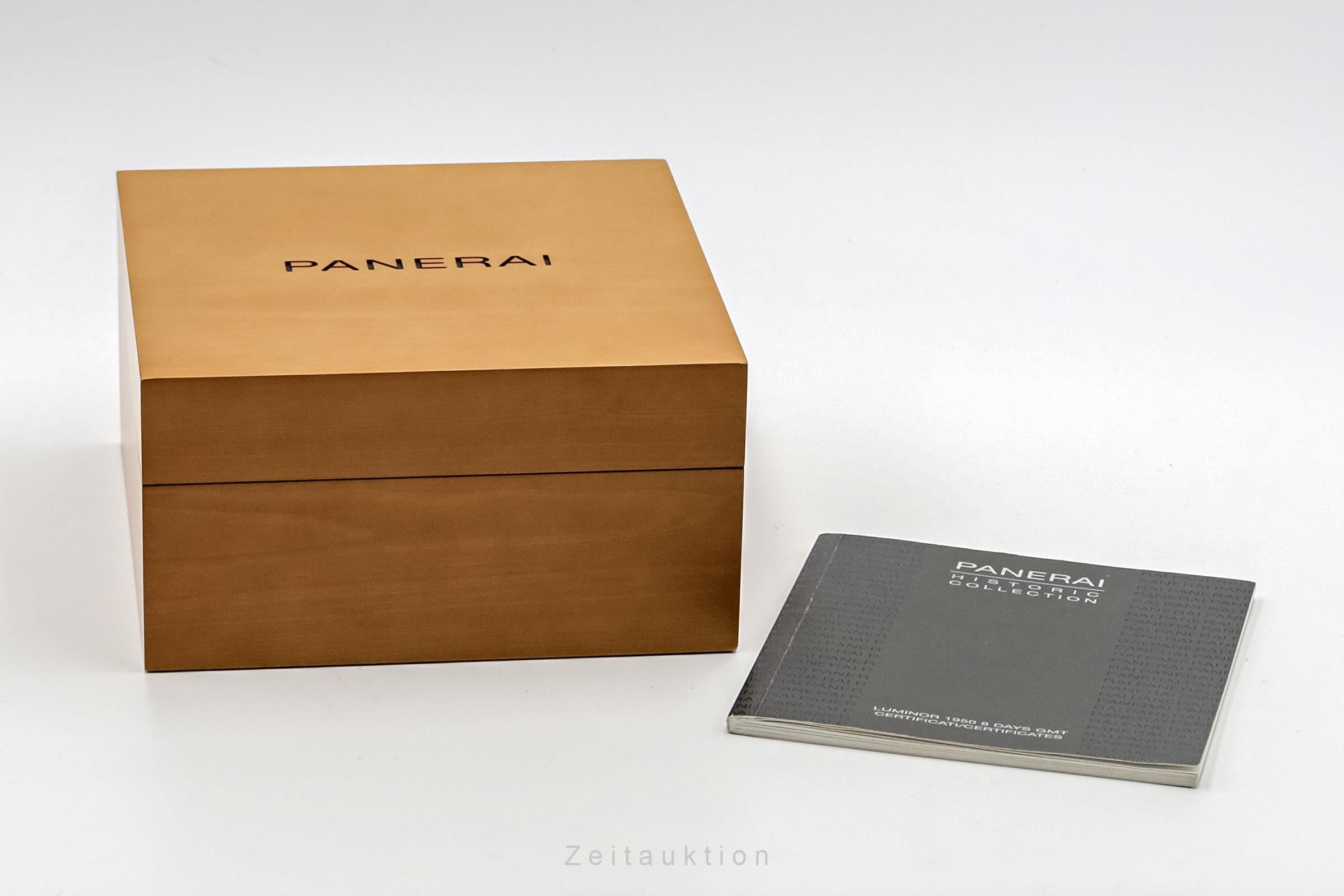 Panerai Luminor 1950 8 Days GMT Stahl Handaufzug Herrenuhr Ref. PAM00233 B&P [2304798]
