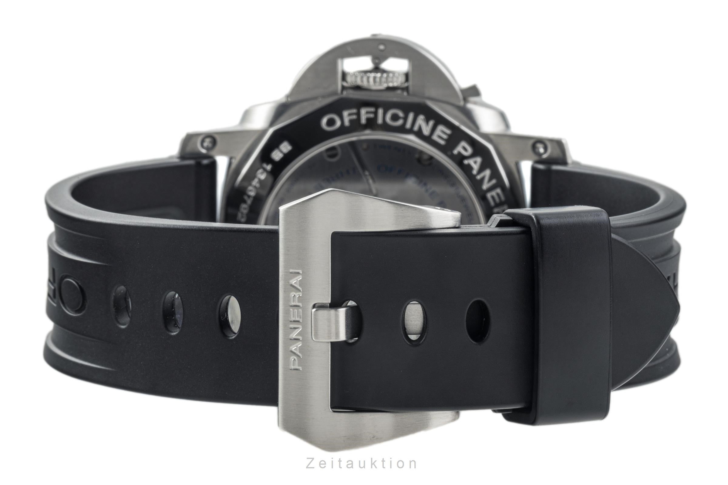 Panerai Luminor 1950 8 Days GMT Stahl Handaufzug Herrenuhr Ref. PAM00233 B&P [2304798]