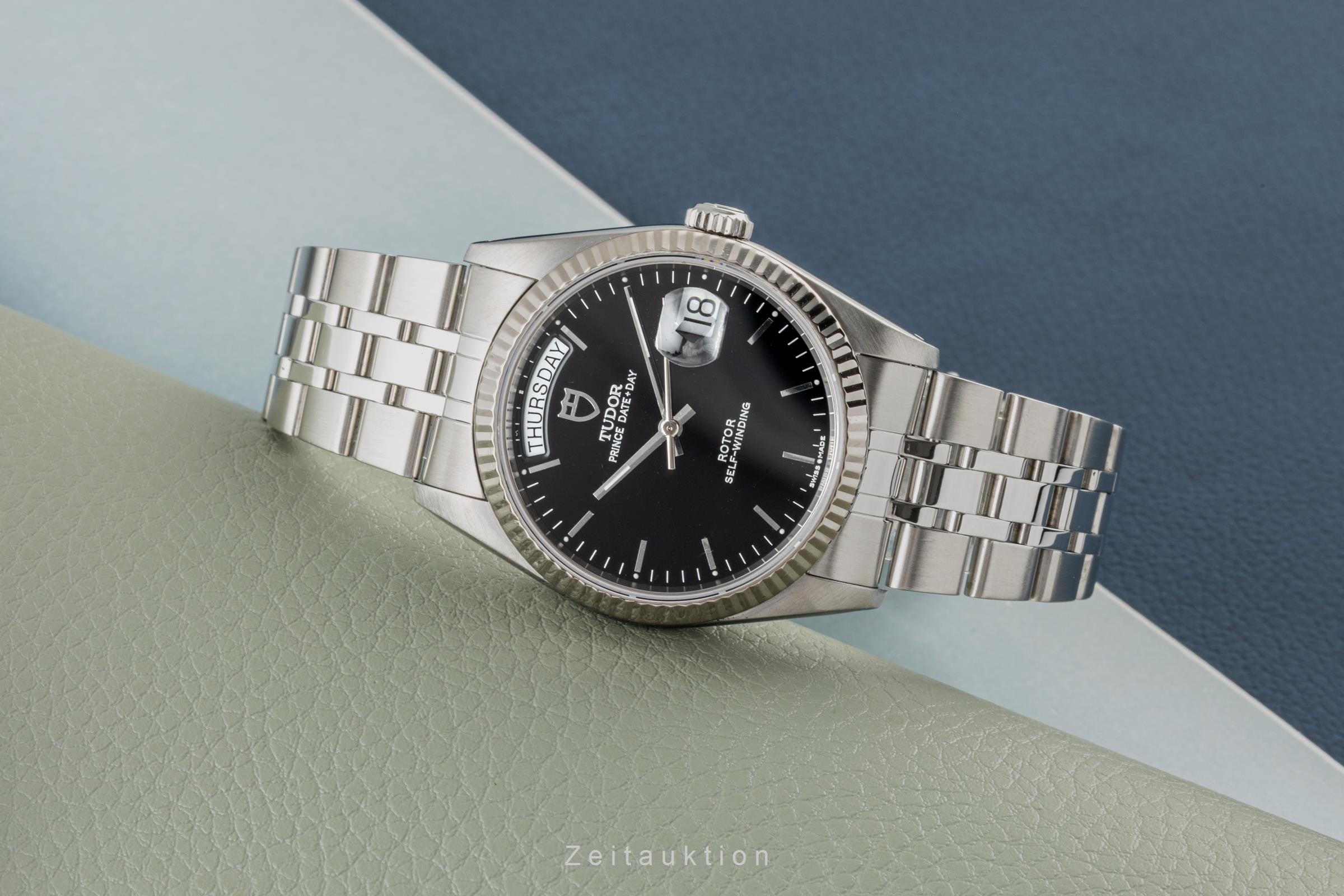 Tudor Prince Date steel / white gold automatic men's watch 76214  [2304806]