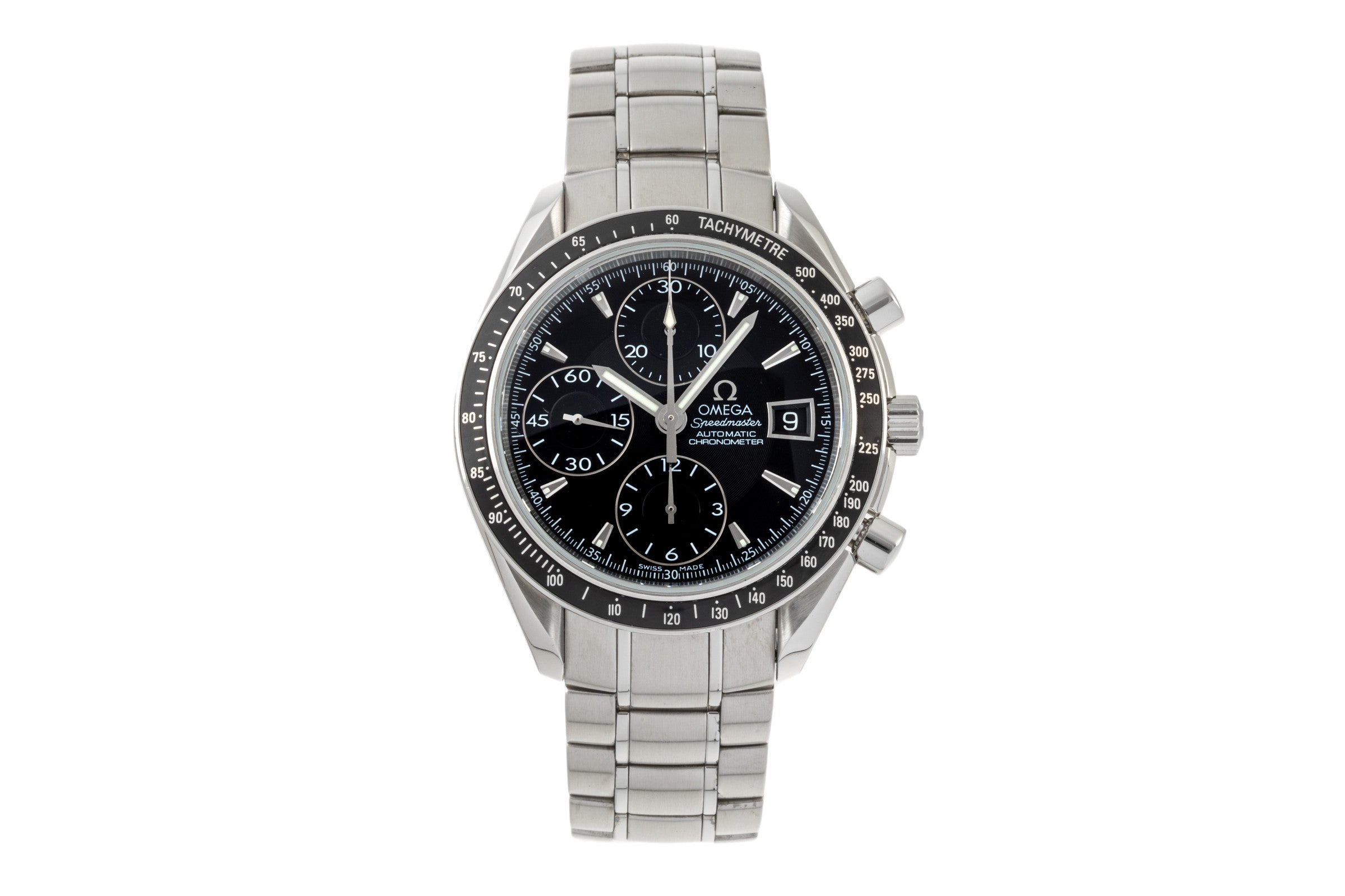 Omega Speedmaster chronograph steel automatic men's watch 3210.50.00, 178.0056 LP: 6100EUR  [2304808]