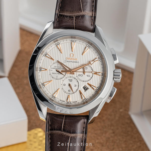 Omega Seamaster Aqua Terra Chronograph Stahl Automatik 231.13.44.50.02.001 B&P [2304835]