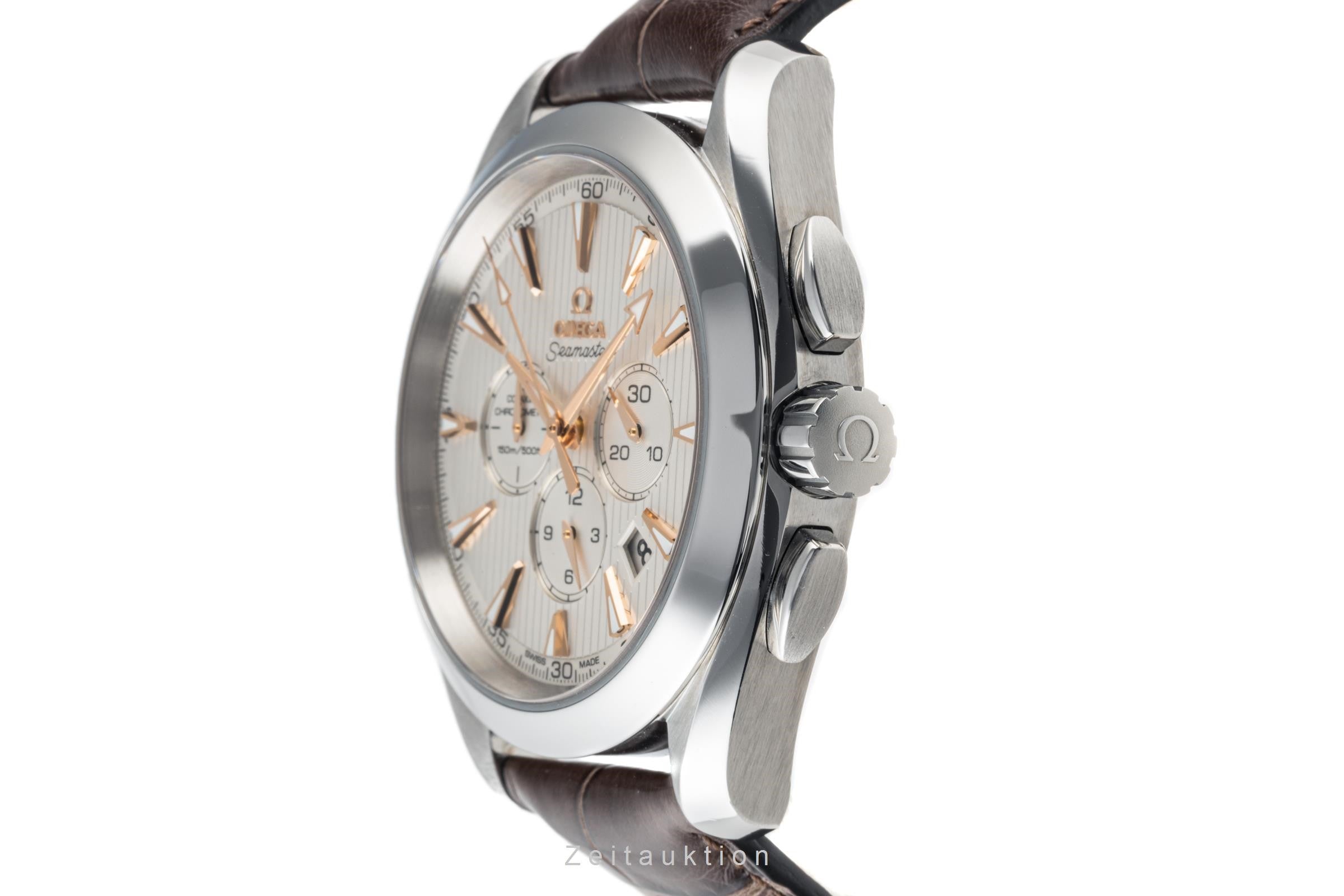 Omega Seamaster Aqua Terra Chronograph Stahl Automatik 231.13.44.50.02.001 B&P [2304835]