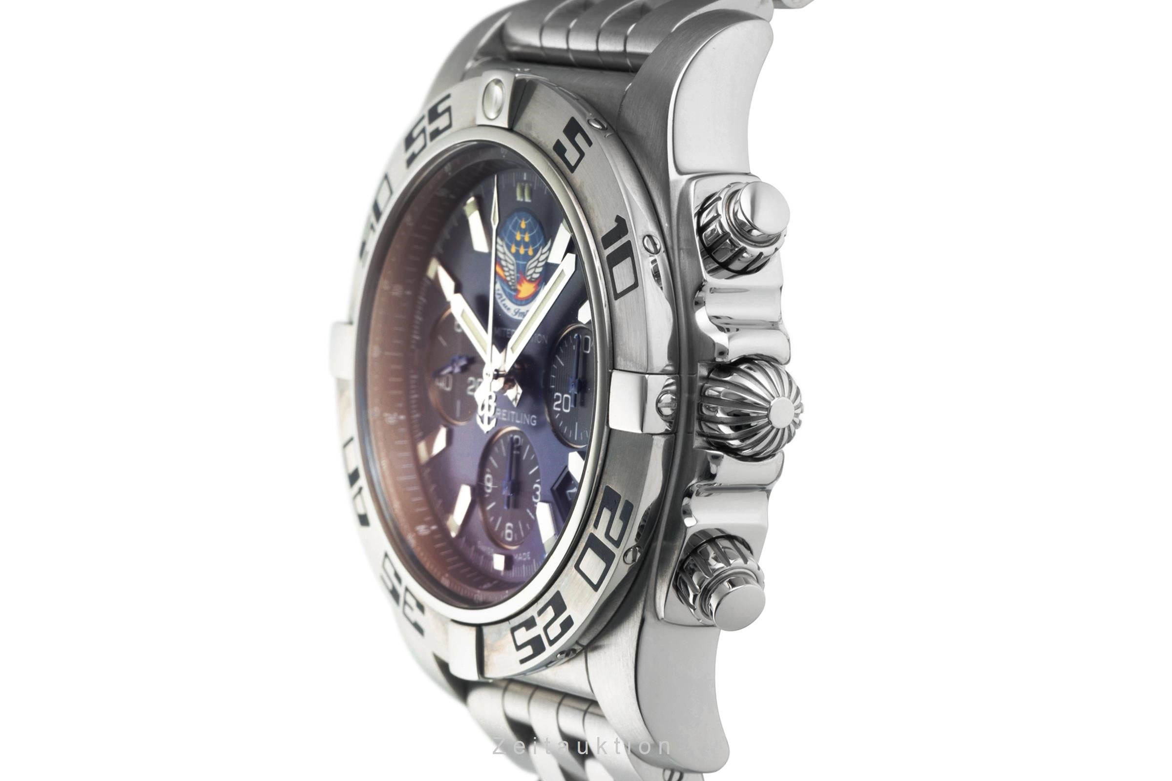 Breitling Chronomat 44 Blue Impulse Chronograph Stahl Automatik AB0110 Limited [2304837]