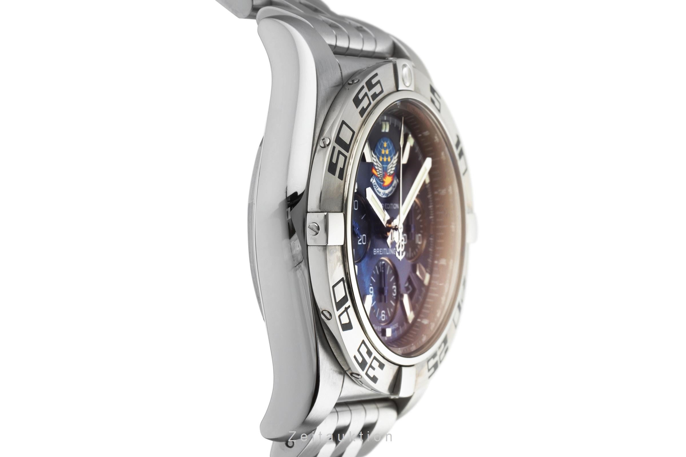 Breitling Chronomat 44 Blue Impulse Chronograph Stahl Automatik AB0110 Limited [2304837]