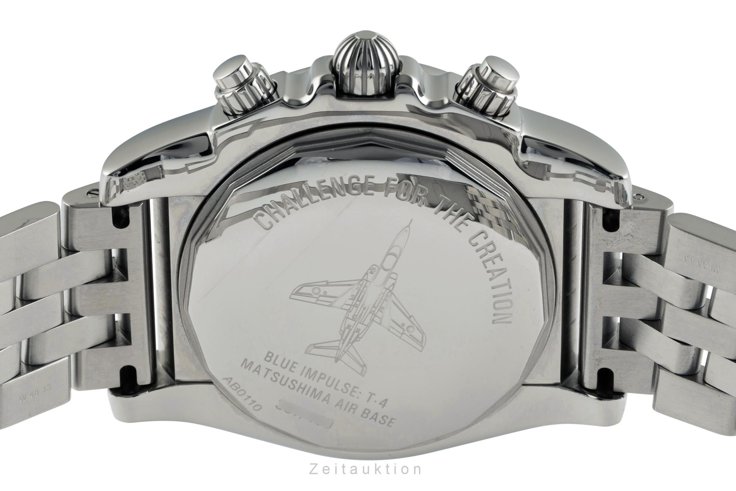 Breitling Chronomat 44 Blue Impulse Chronograph Stahl Automatik AB0110 Limited [2304837]