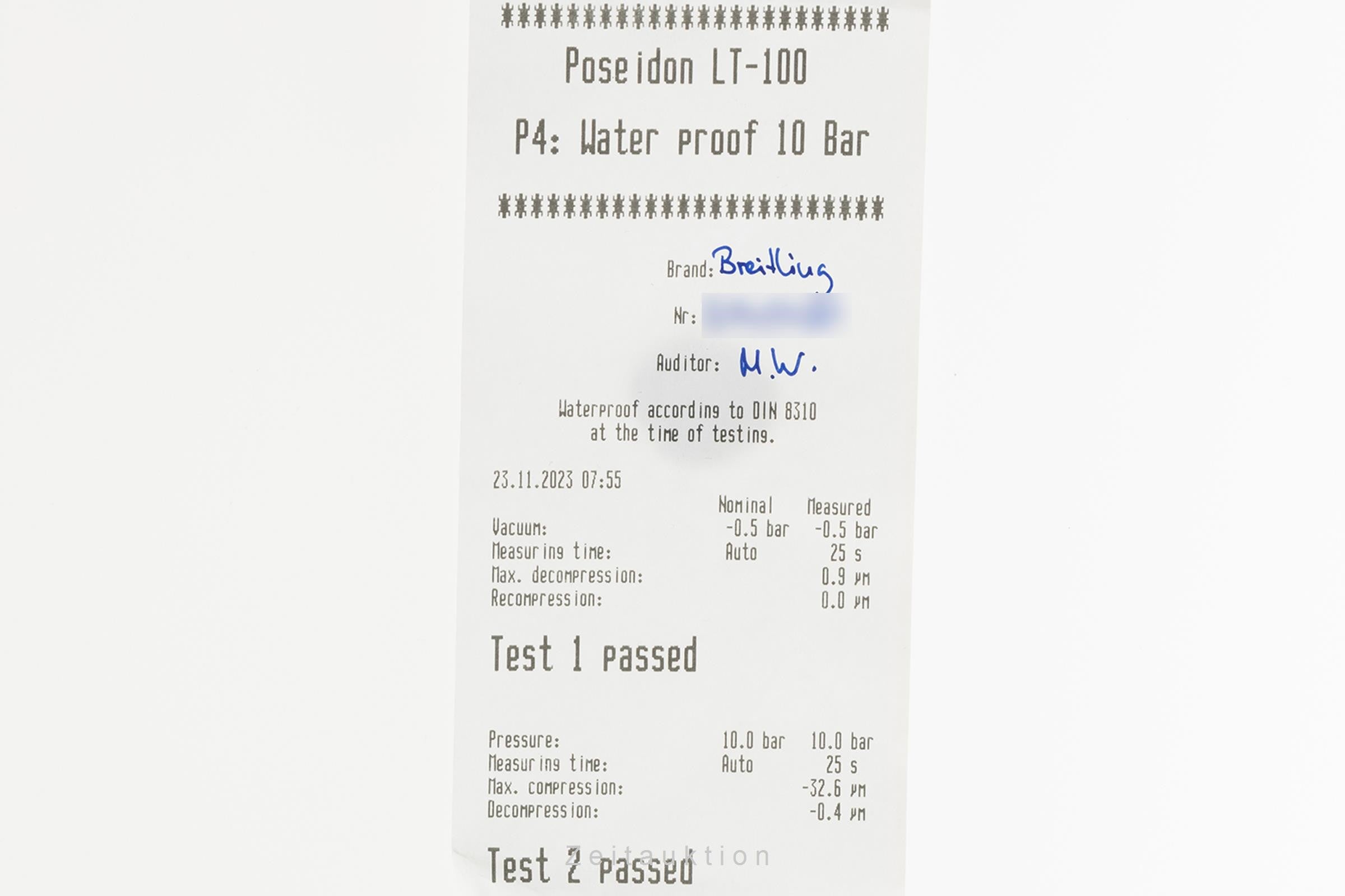 Breitling Chronomat 44 Blue Impulse Chronograph Stahl Automatik AB0110 Limited [2304837]