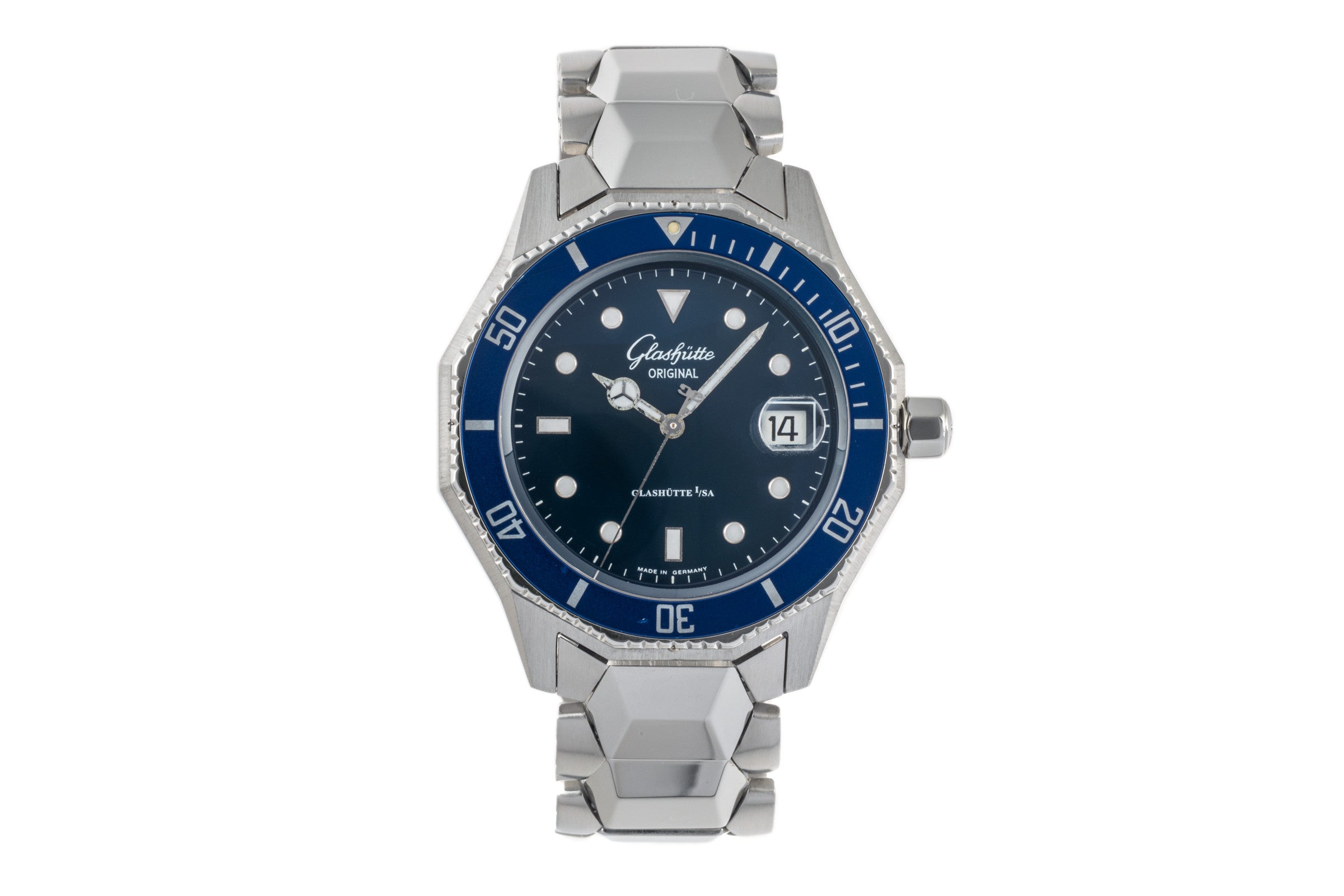 Glashütte Sport Evolution  steel automatic men's watch 10-33-12-12-04  [2304853]