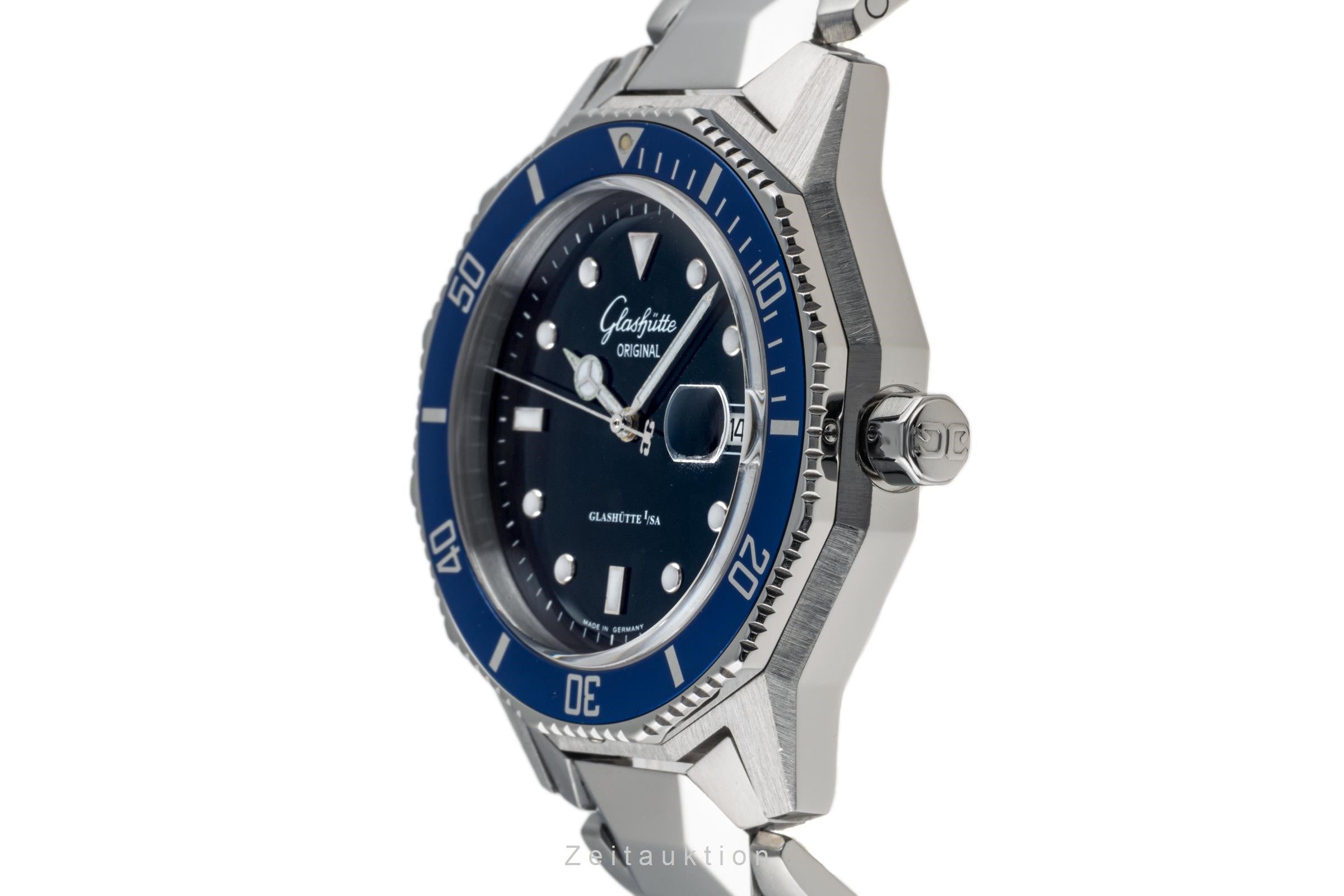 Glashütte Sport Evolution  steel automatic men's watch 10-33-12-12-04  [2304853]