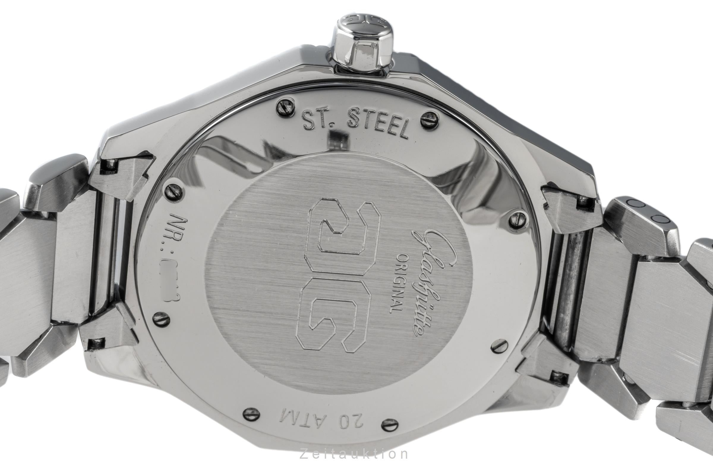 Glashütte Sport Evolution  steel automatic men's watch 10-33-12-12-04  [2304853]