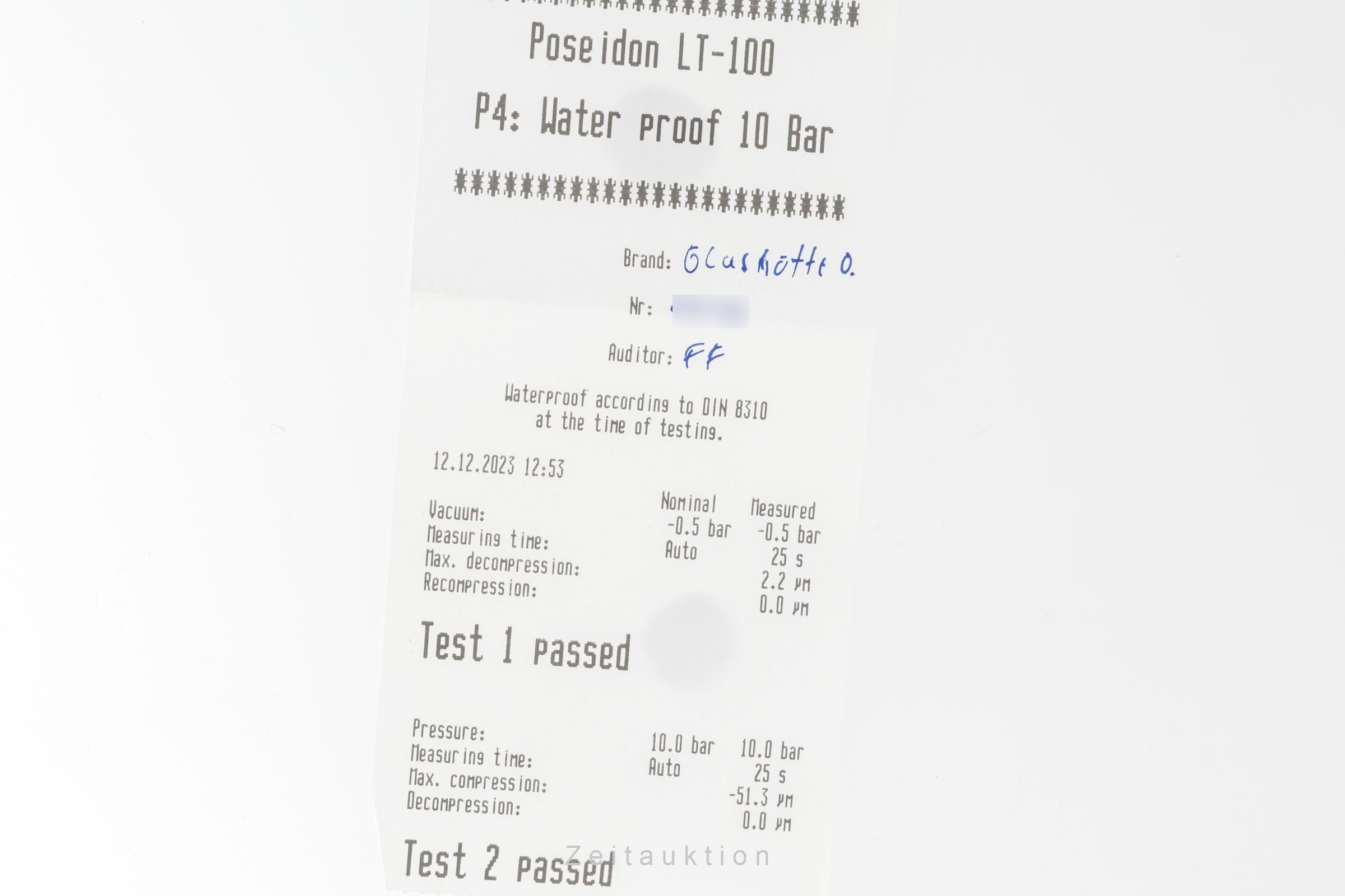 Glashütte Sport Evolution  steel automatic men's watch 10-33-12-12-04  [2304853]