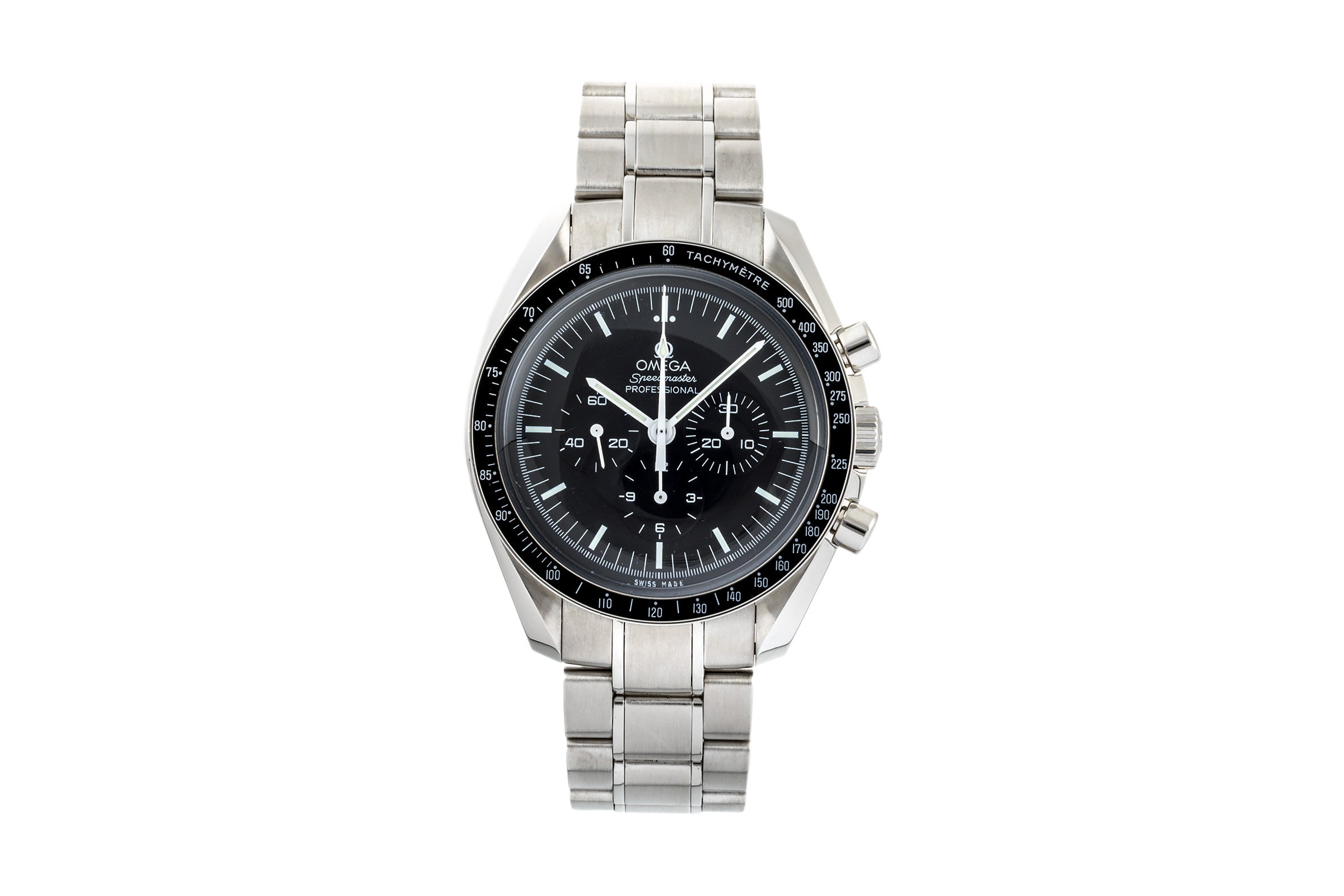 Omega Speedmaster Moonwatch chronographe acier à remontage manuel montre pour hommes 311.30.42.30.01.005 LP: 7600EUR  [2304855]