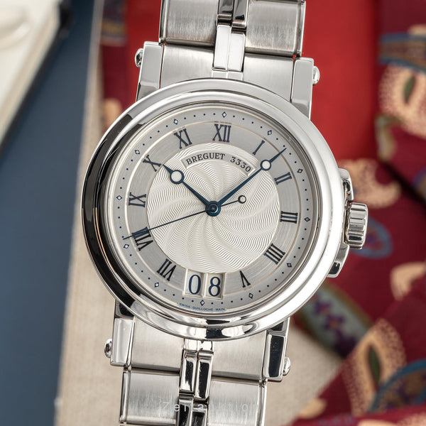 Breguet Marine acciaio automatismo orologio da uomo 5817ST12SV0 LP: 22000EUR  [2304856]