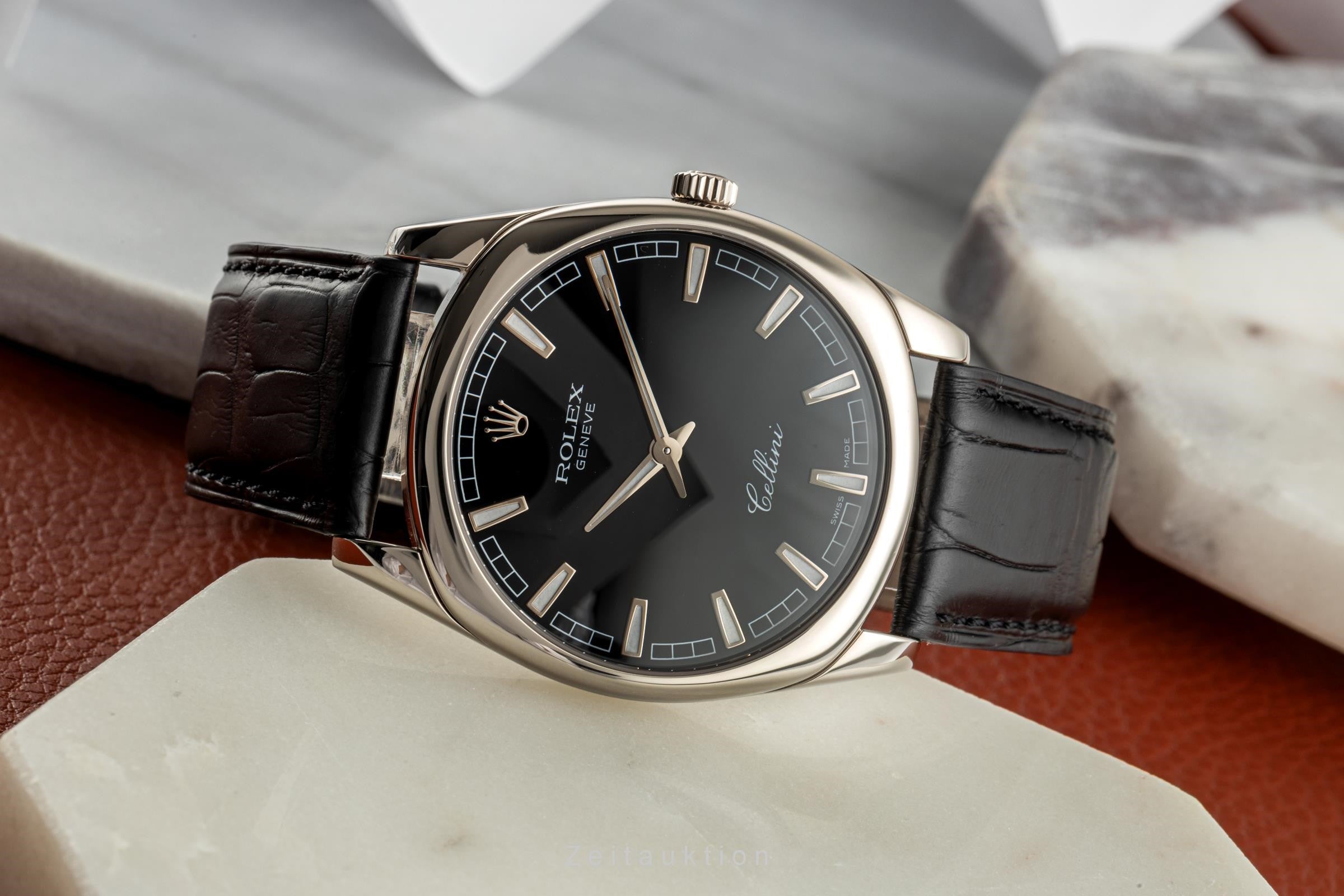 Rolex Cellini 18 ct white gold manual winding men's watch 4243  [2304863]