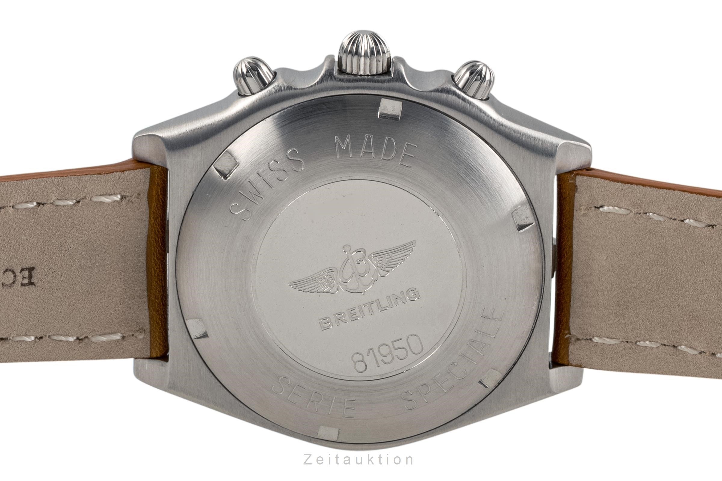 Breitling Chronomat cronografo acciaio / oro automatismo orologio da uomo 81950  [2304867]