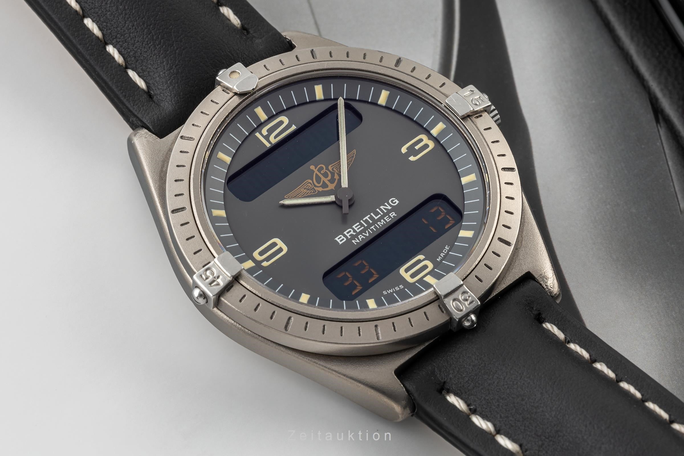 Breitling Aerospace Navitimer Gray Dial Titan Ref. 80360 Klassiker VP: 3400,- € [2304886]
