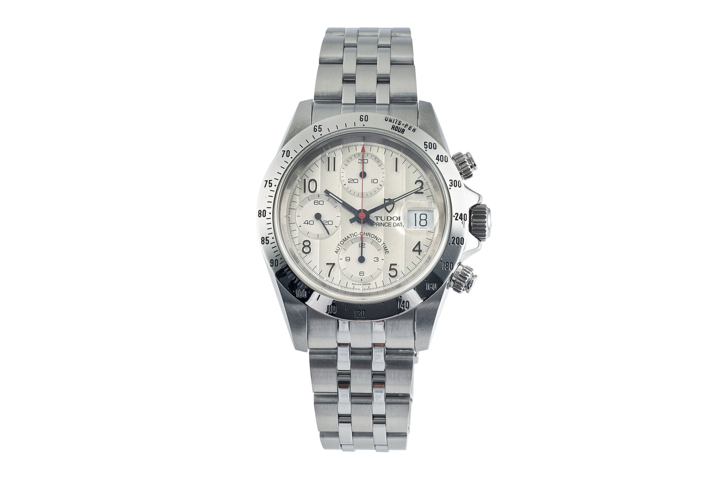 Tudor Prince Date chronograph steel automatic men's watch 79280  [2304892]