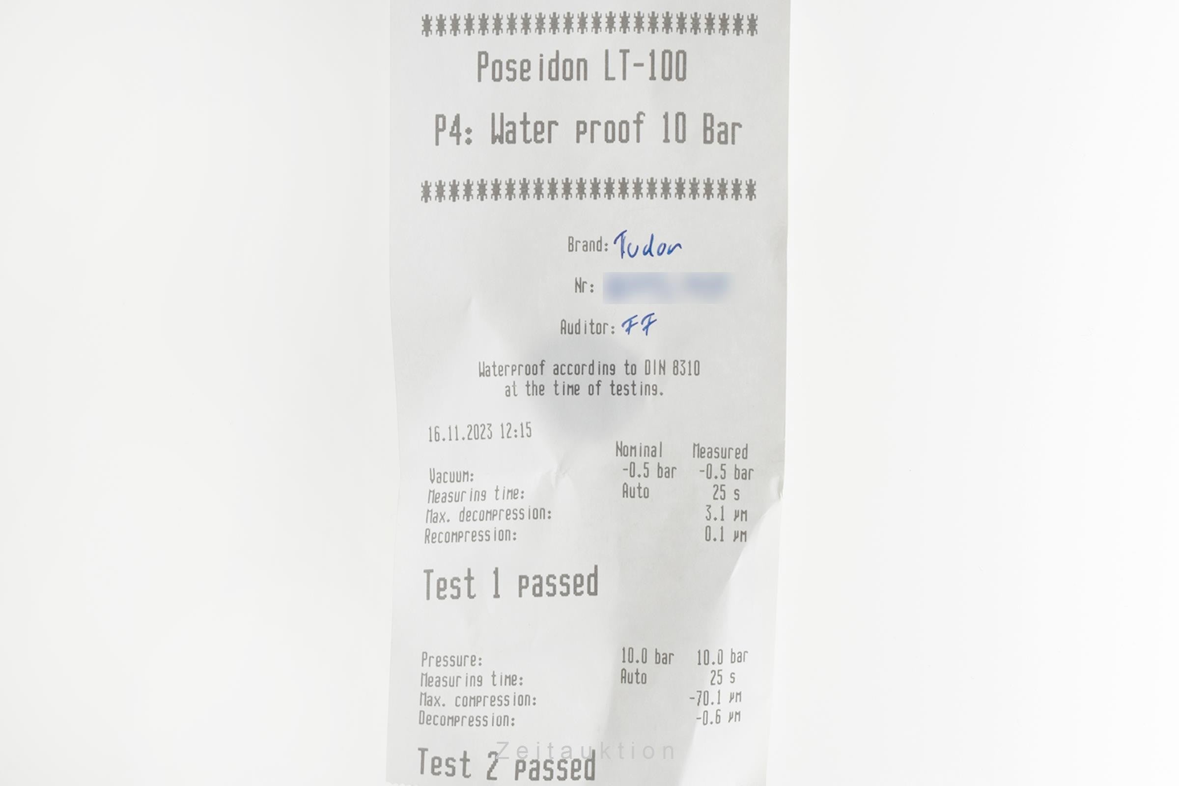 Tudor Prince Date chronograph steel automatic men's watch 79280  [2304892]