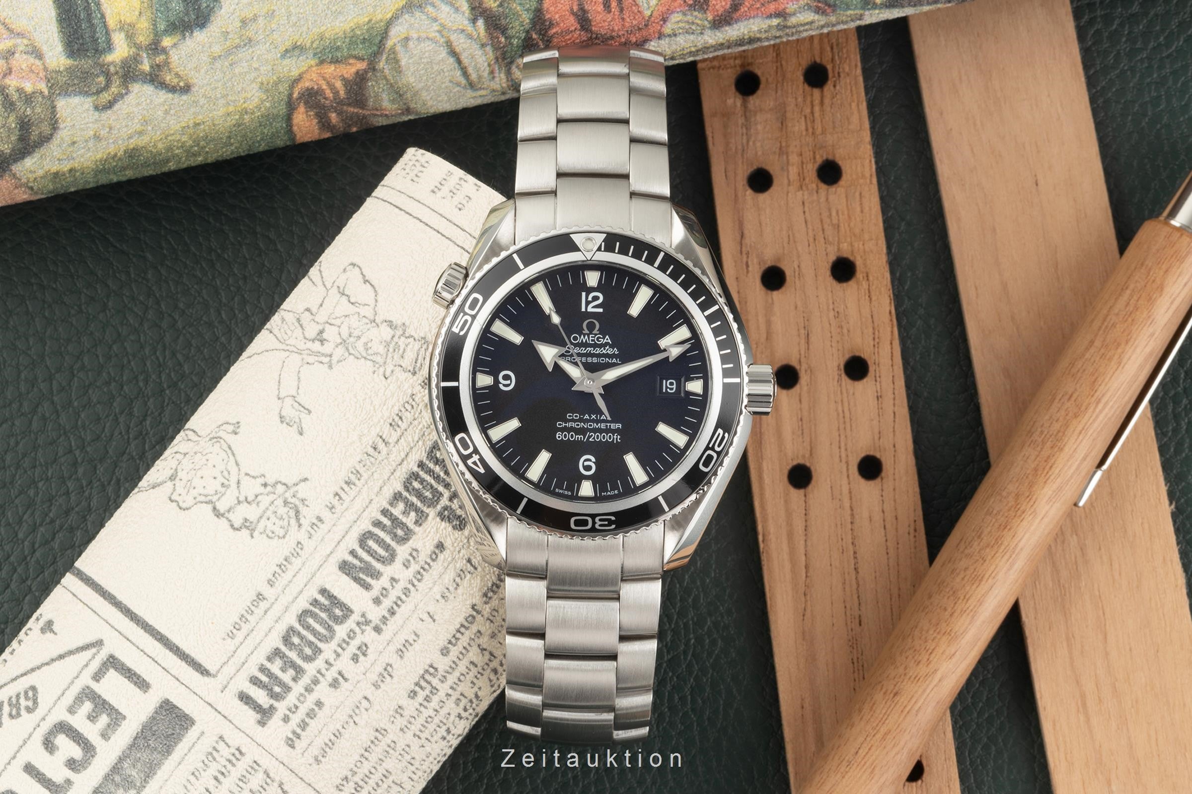 Omega Seamaster acero automático reloj para caballeros 2201.50.00 LP: 6300EUR  [2304893]