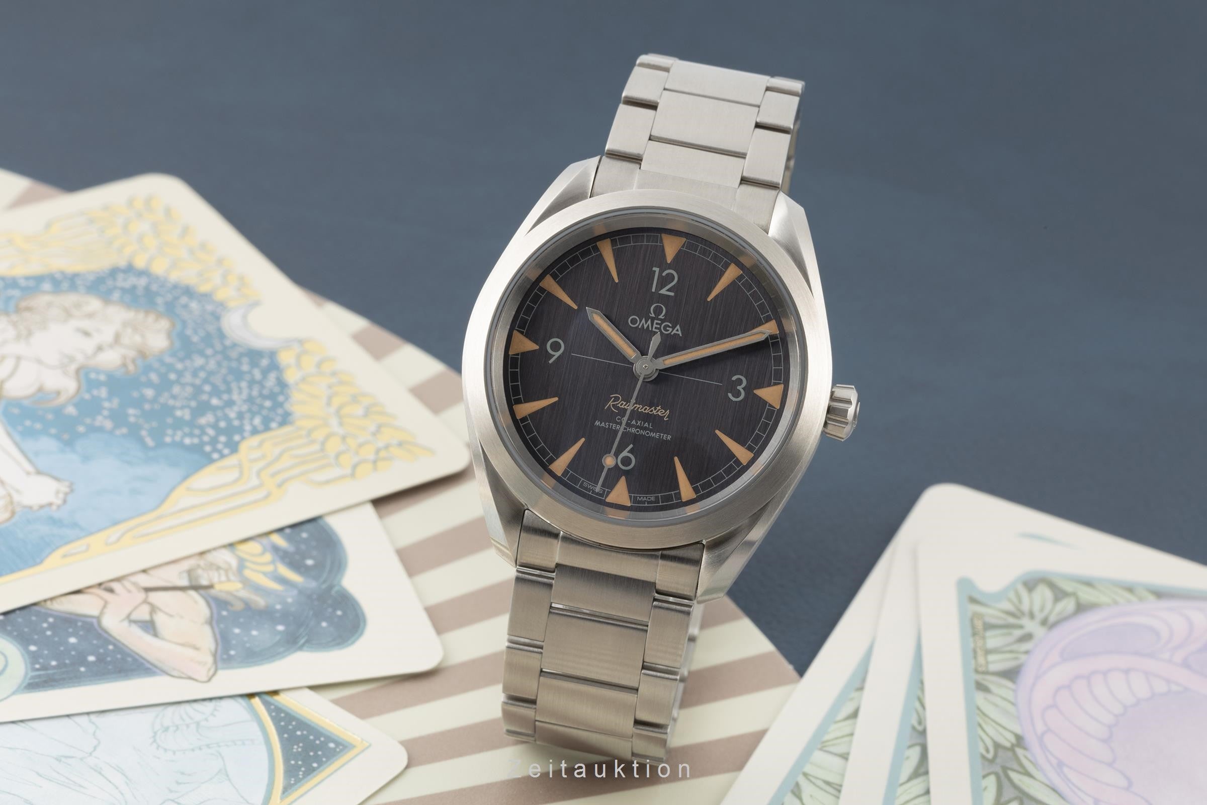 Omega Railmaster acier automatique montre pour hommes 220.10.40.20.01.001 LP: 5400EUR  [2304947]