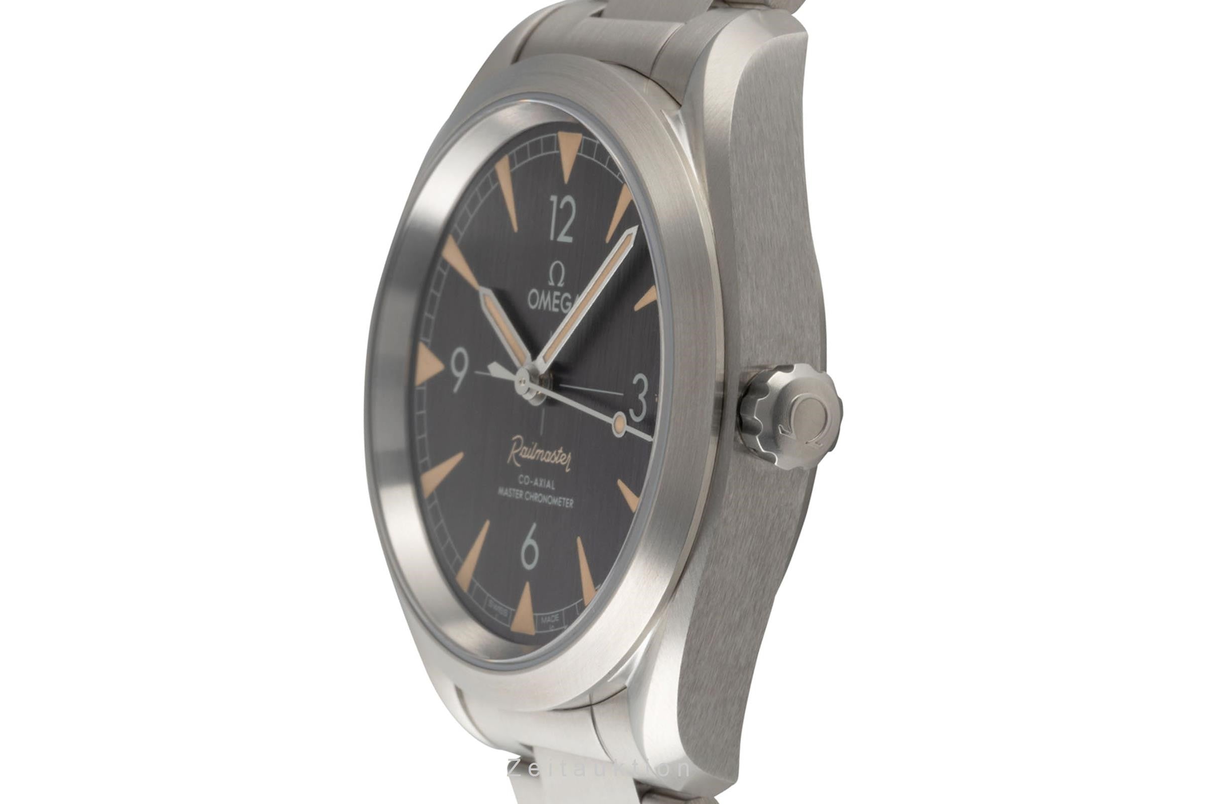 Omega Railmaster acier automatique montre pour hommes 220.10.40.20.01.001 LP: 5400EUR  [2304947]