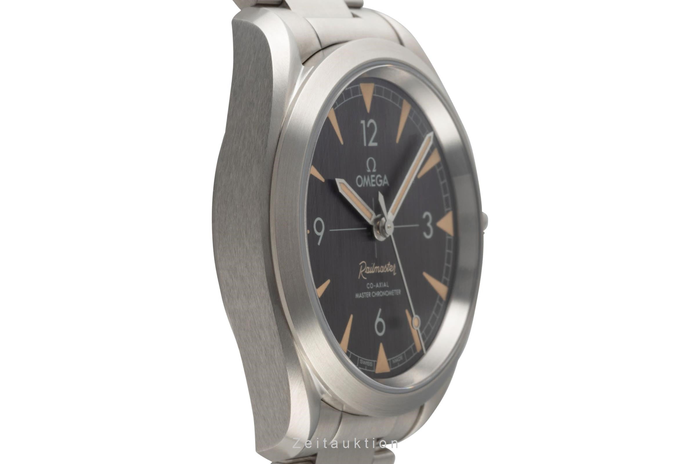 Omega Railmaster acier automatique montre pour hommes 220.10.40.20.01.001 LP: 5400EUR  [2304947]