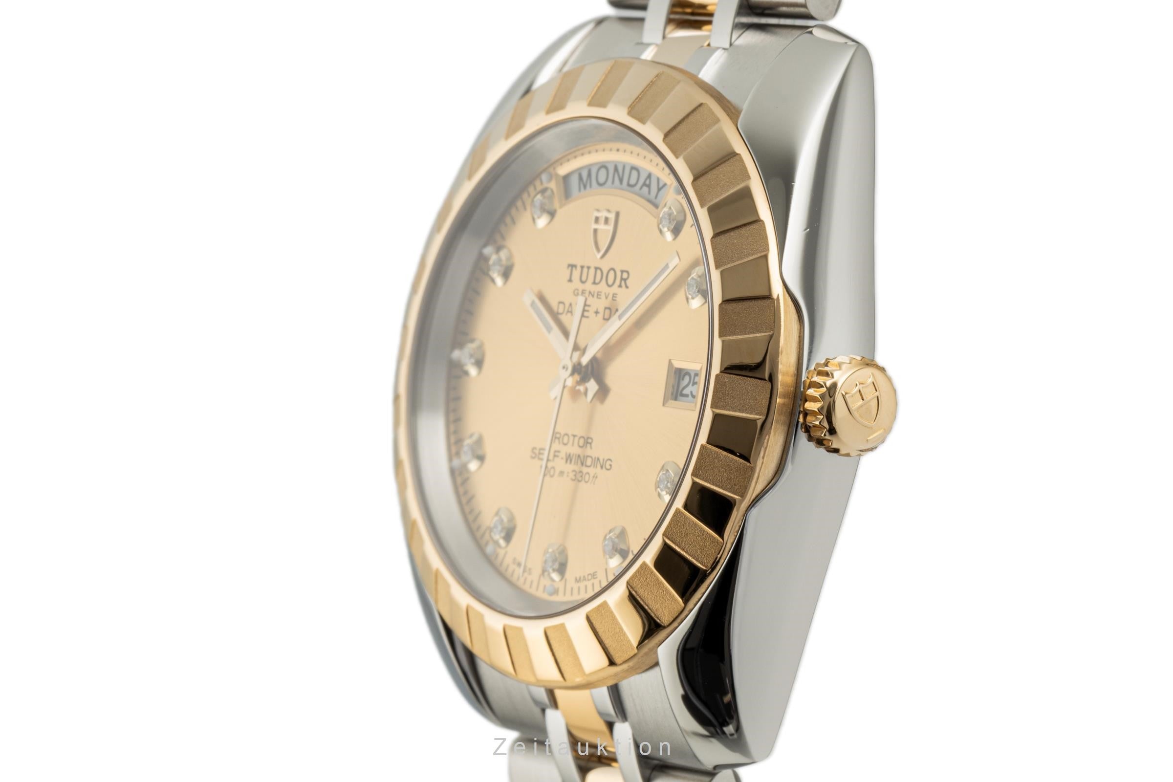 Tudor Date-Day acciaio / oro automatismo orologio da uomo 23013  [2304974]