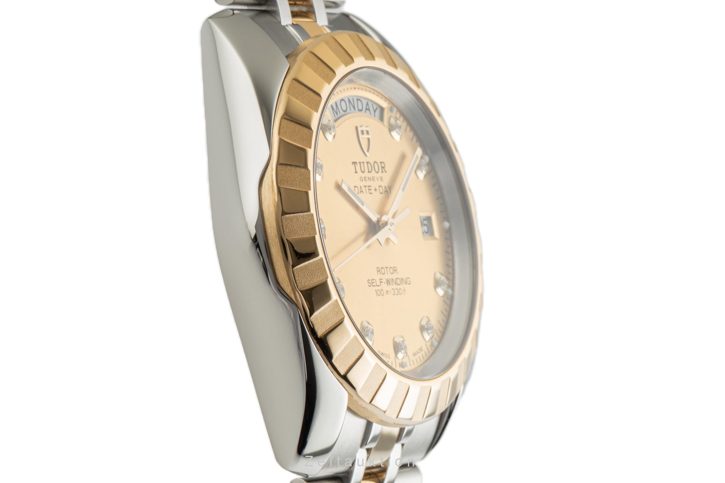 Tudor Date-Day acciaio / oro automatismo orologio da uomo 23013  [2304974]