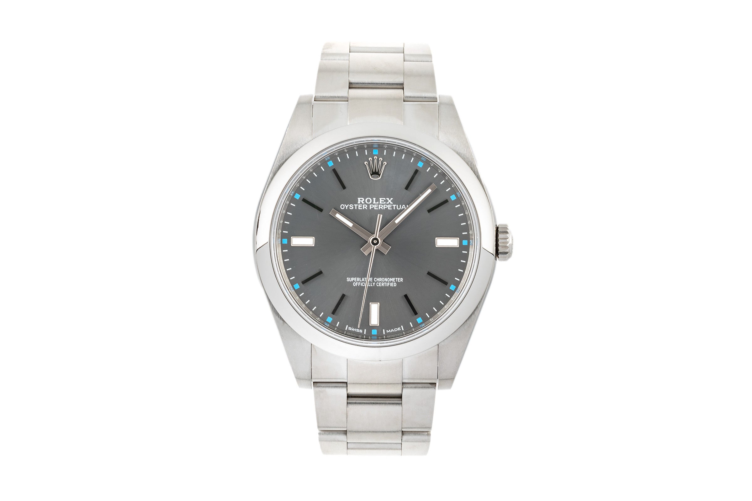 Rolex Oyster Perpetual acciaio automatismo orologio da uomo 114300  [2304977]