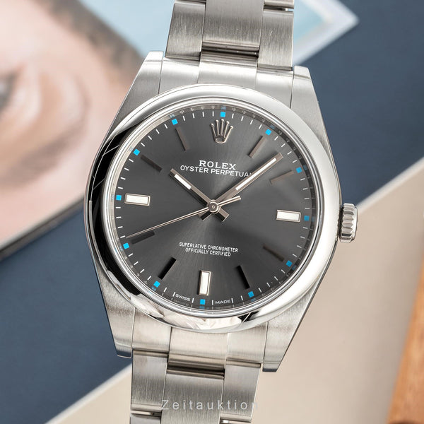 Rolex Oyster Perpetual acciaio automatismo orologio da uomo 114300  [2304977]