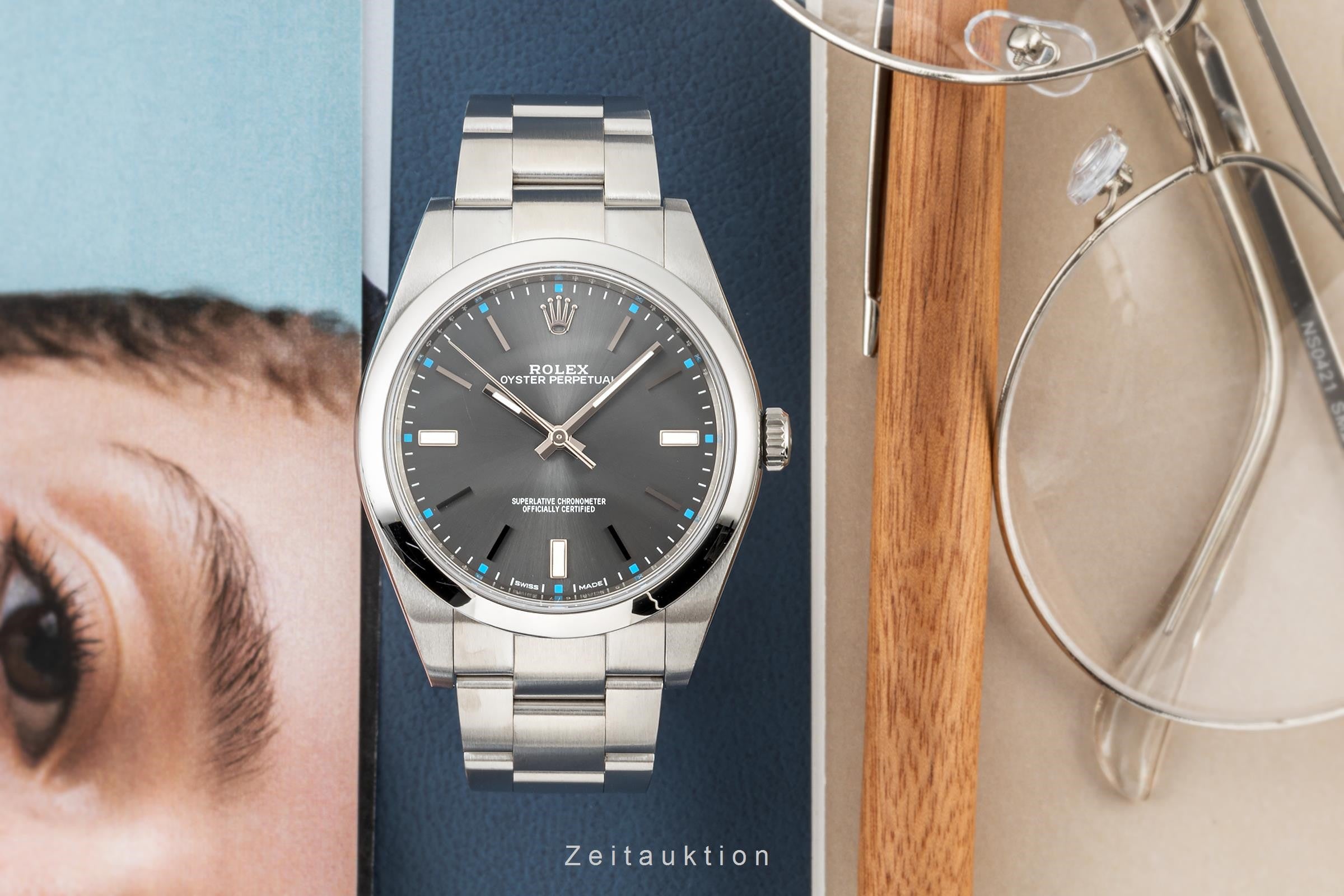 Rolex Oyster Perpetual acciaio automatismo orologio da uomo 114300  [2304977]