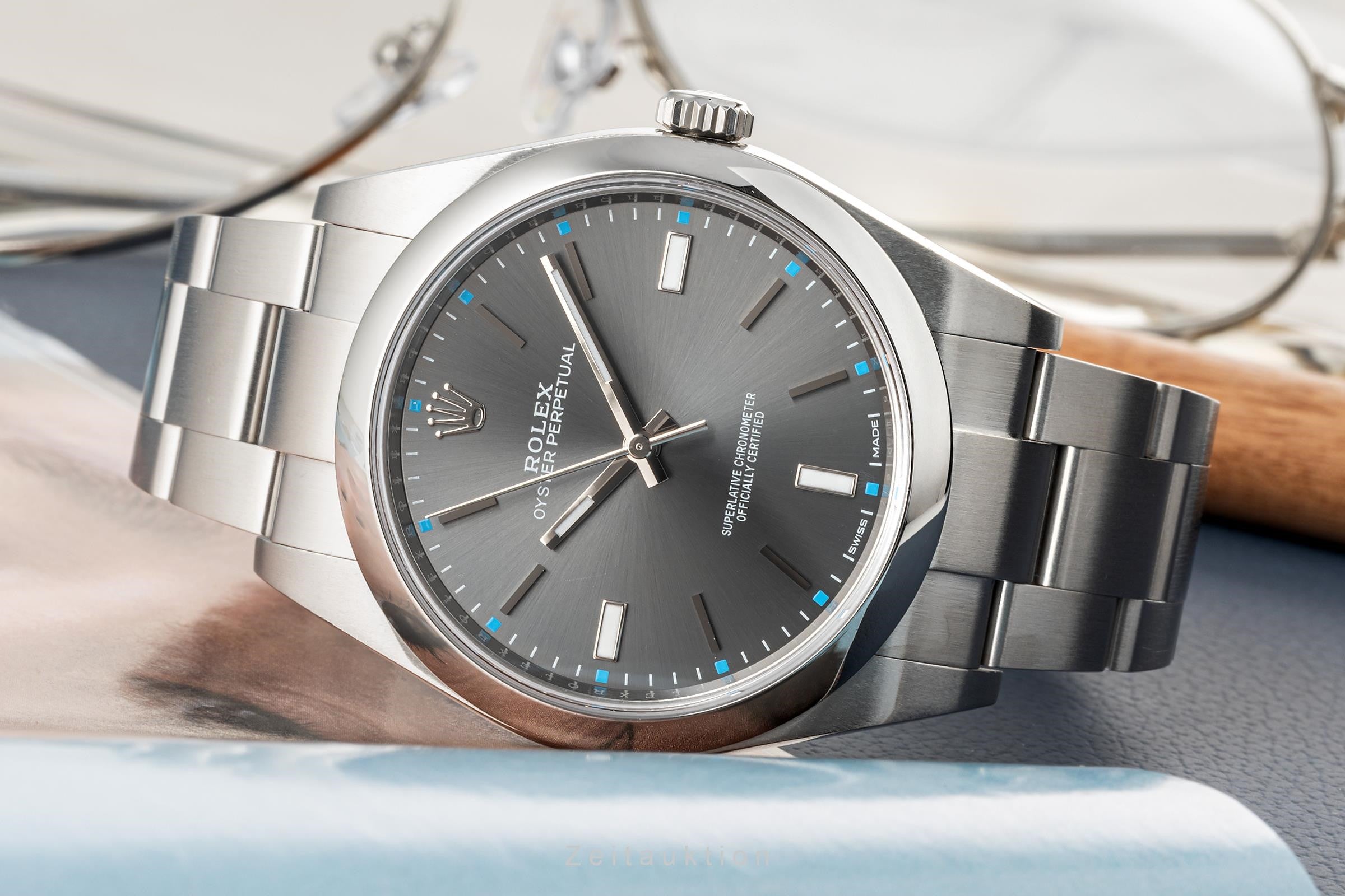 Rolex Oyster Perpetual acciaio automatismo orologio da uomo 114300  [2304977]