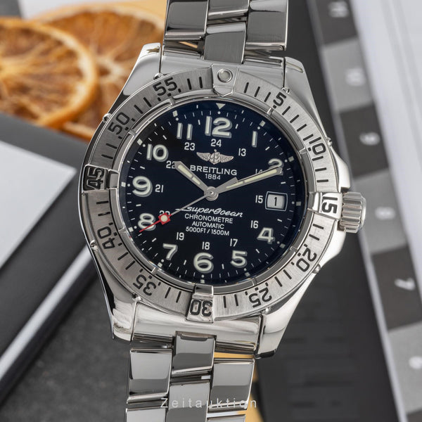 Breitling Superocean steel automatic men's watch A17360 LP: 5450EUR  [2304979]
