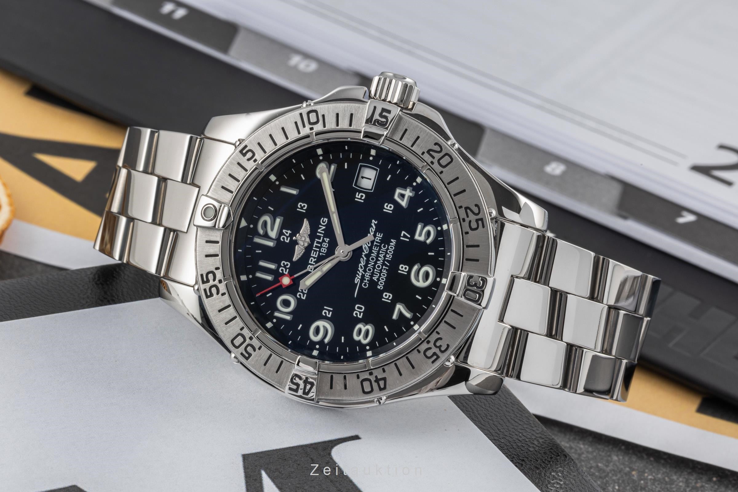 Breitling Superocean steel automatic men's watch A17360 LP: 5450EUR  [2304979]