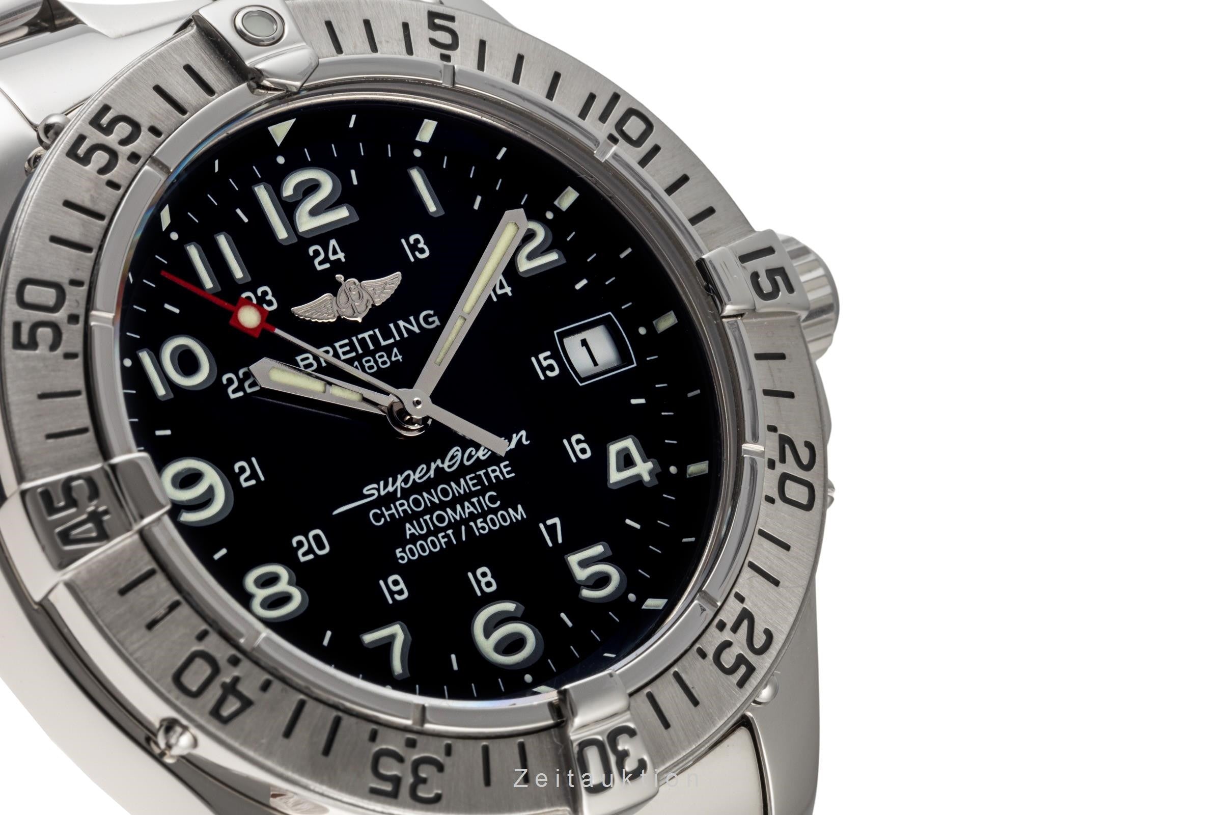 Breitling Superocean steel automatic men's watch A17360 LP: 5450EUR  [2304979]