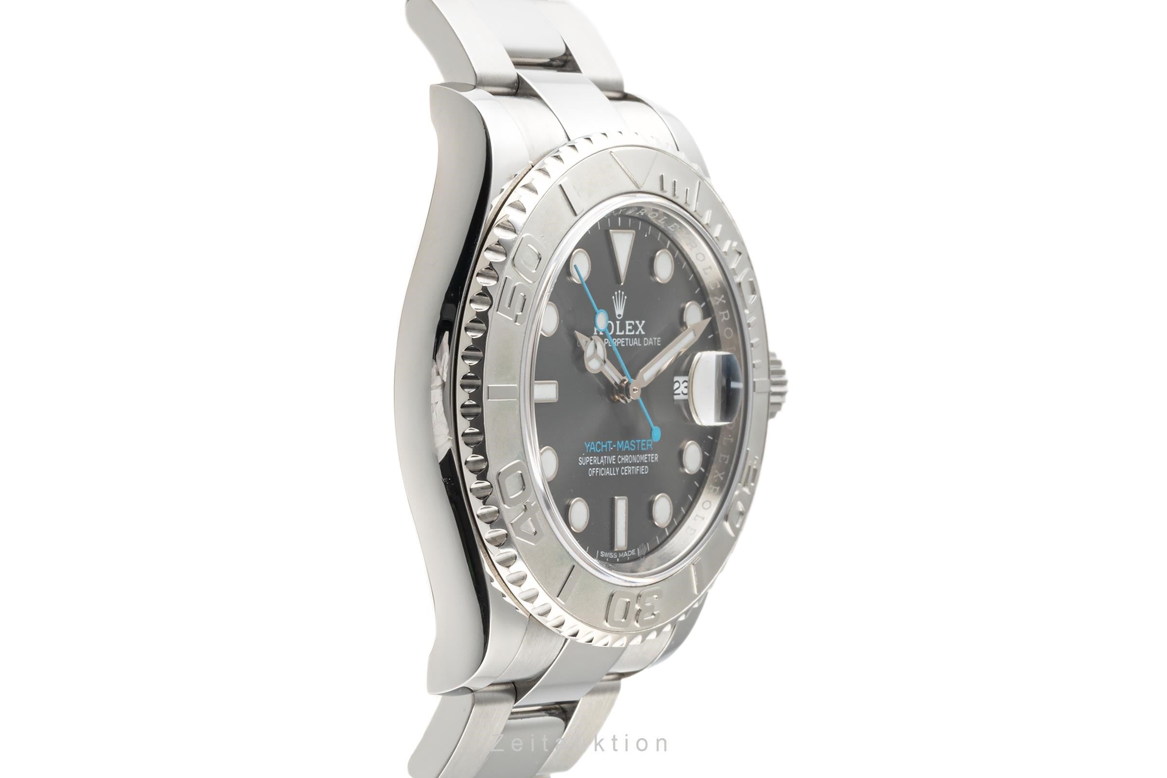 Rolex Yacht-Master 40 Rhodium Oyster Stahl / Platin Automatik Herren Ref. 116622 [2304980]