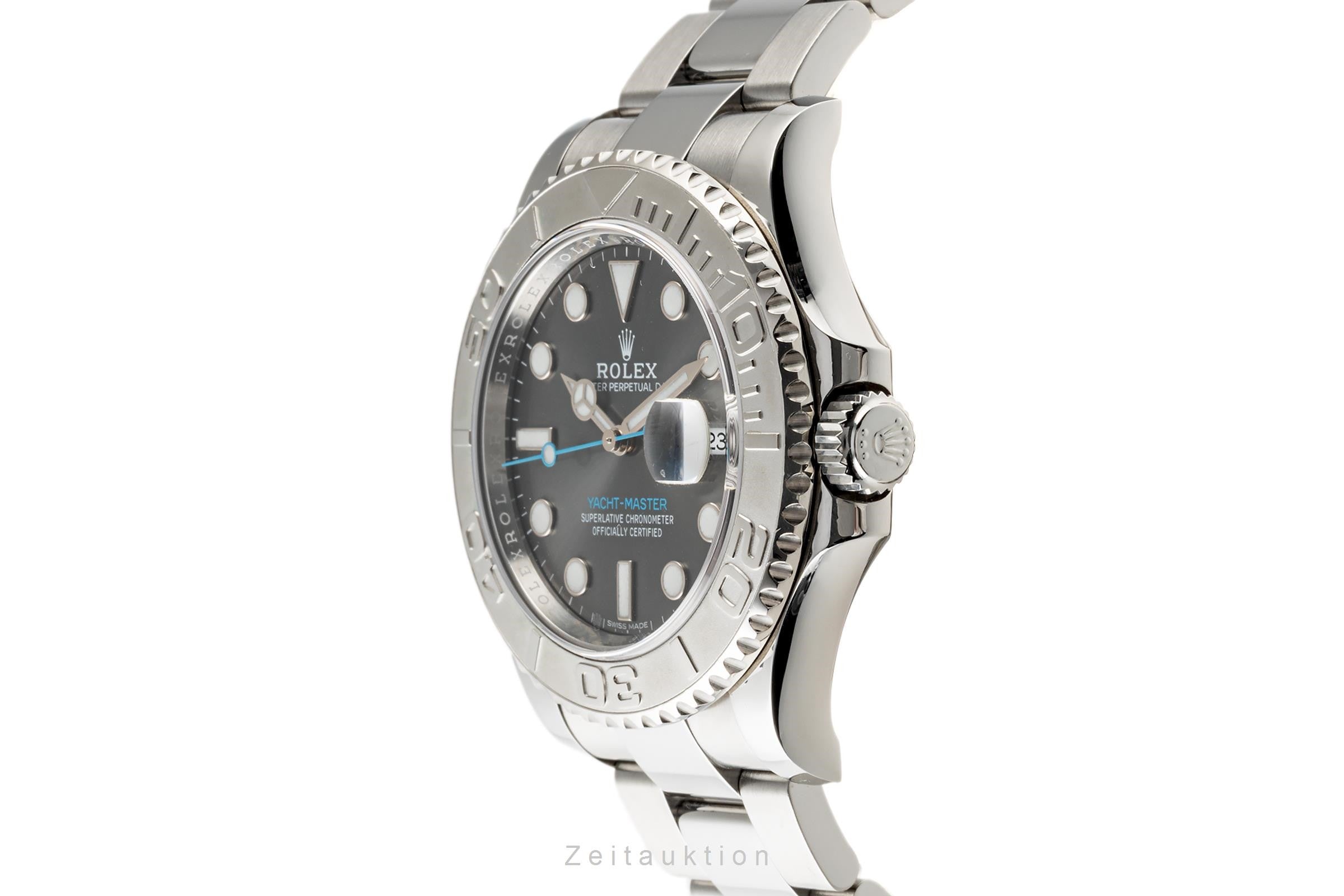 Rolex Yacht-Master 40 Rhodium Oyster Stahl / Platin Automatik Herren Ref. 116622 [2304980]