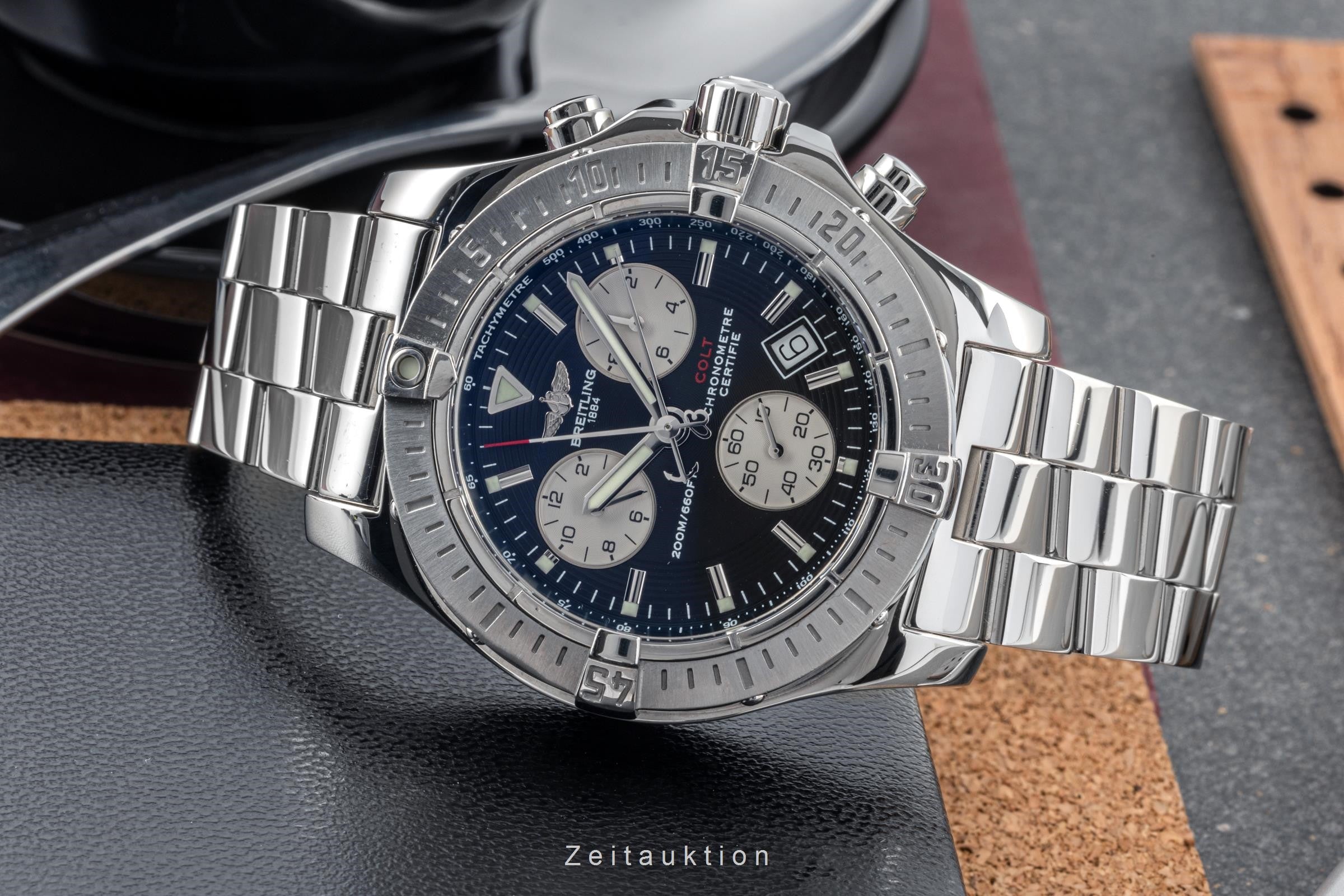 Breitling Colt Chronograph  steel quartz men's watch  [2304989]