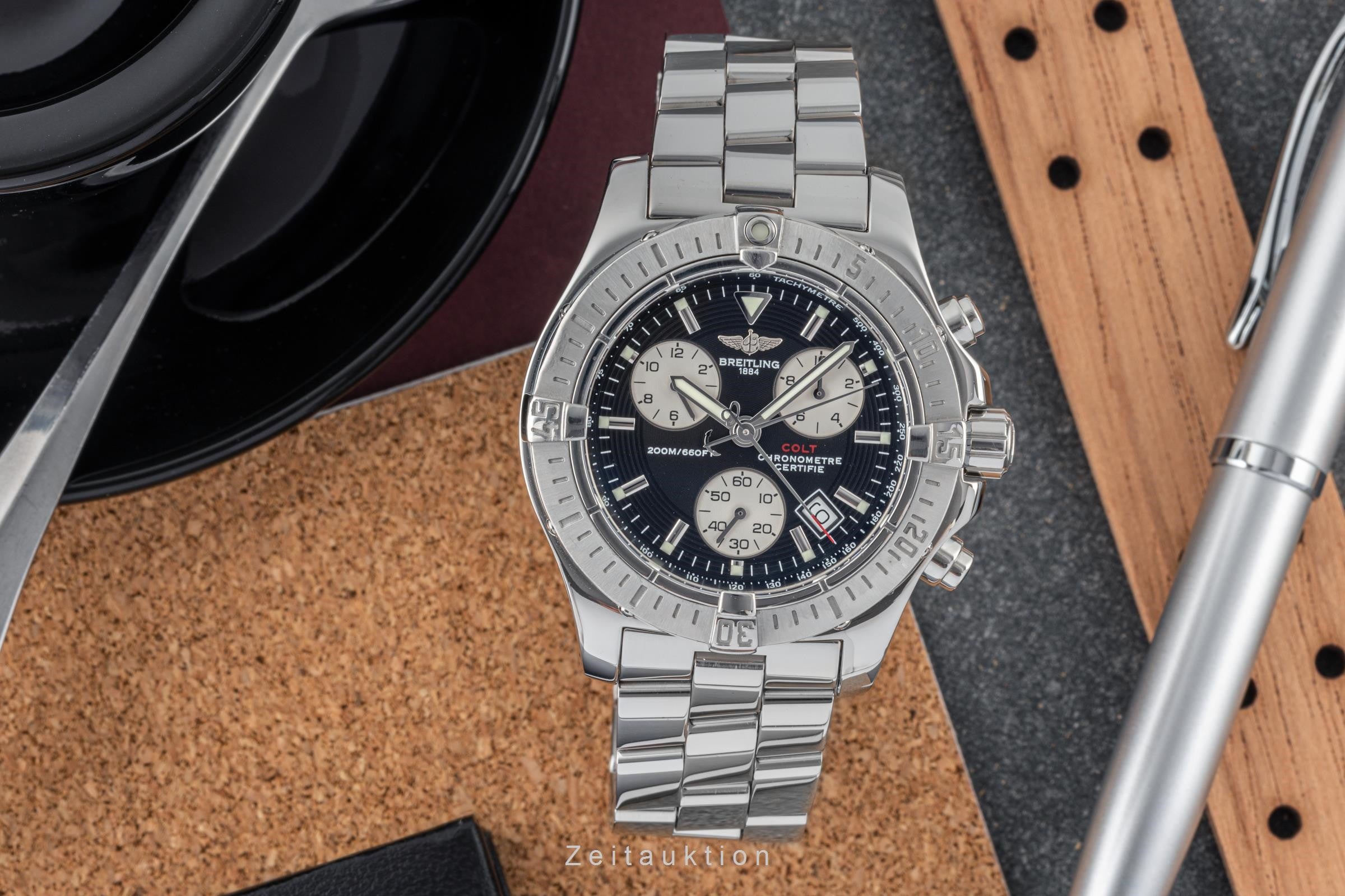 Breitling Colt Chronograph  steel quartz men's watch  [2304989]